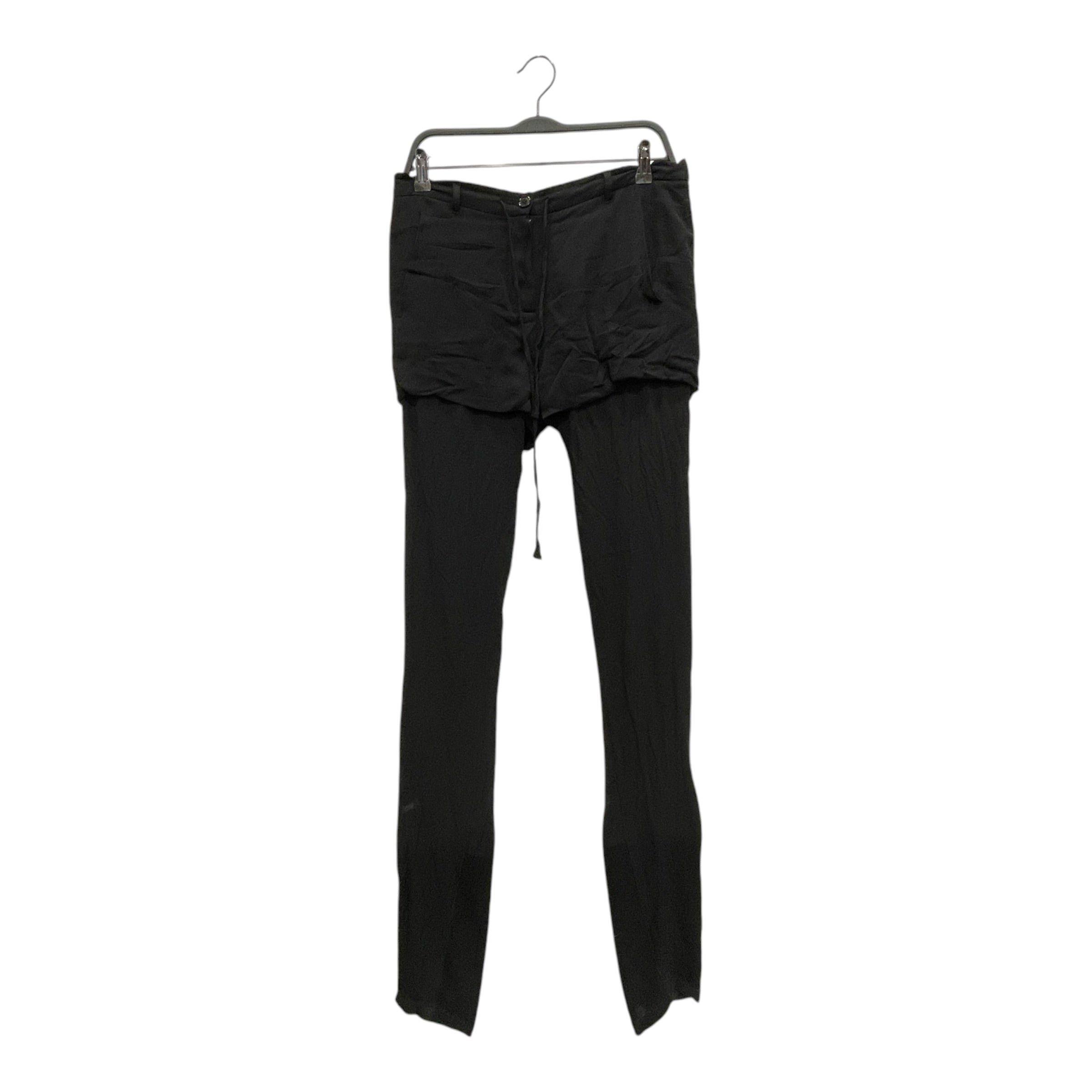ANN DEMEULEMEESTER/Pants/38/Silk/BLK/SHORT PANT view 1
