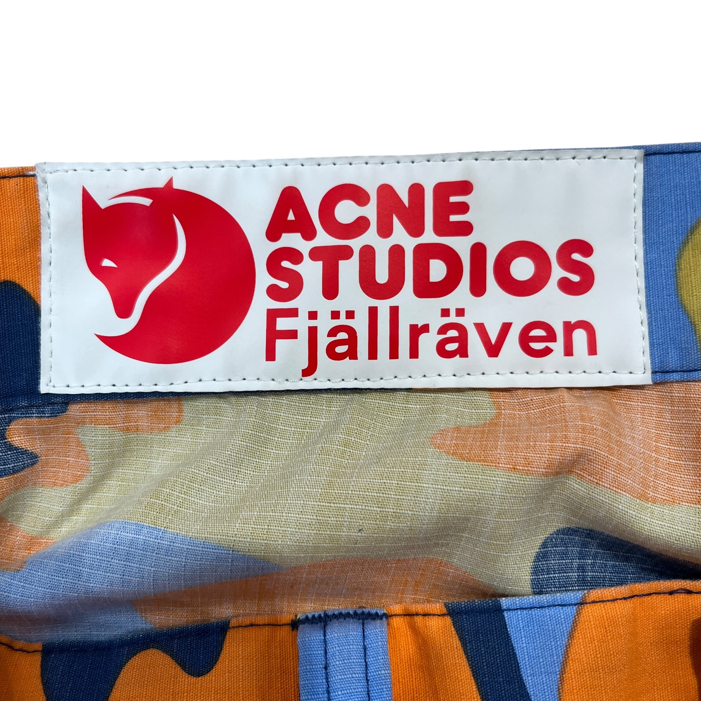 FJALL RAVEN/Acne Studios/Straight Pants/48/Cotton/BLU/Camouflage/ view 3