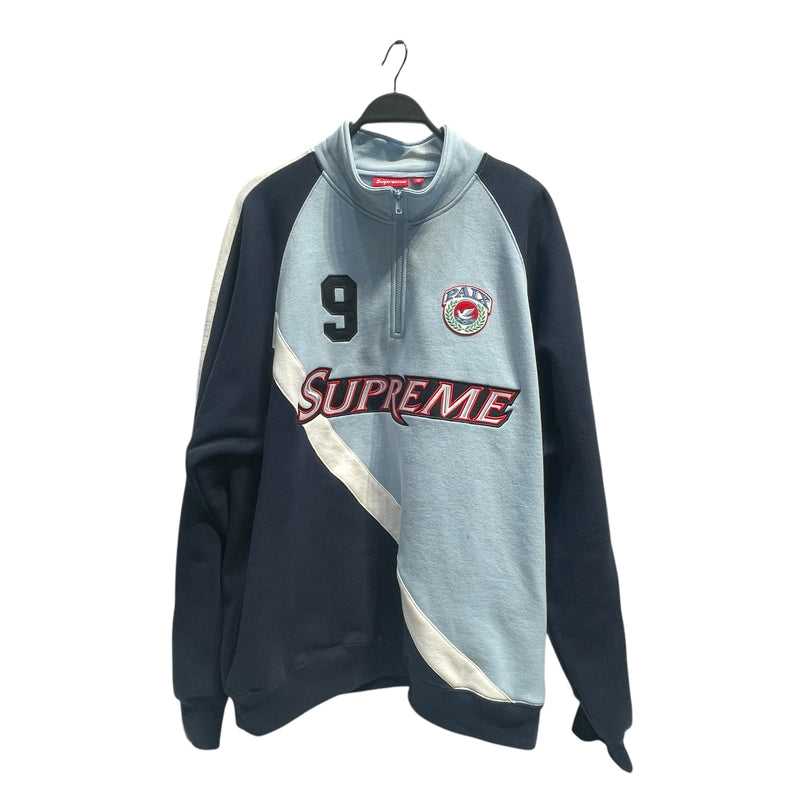 Supreme/Heavy Cardigan/L/Graphic/Cotton/BLU/