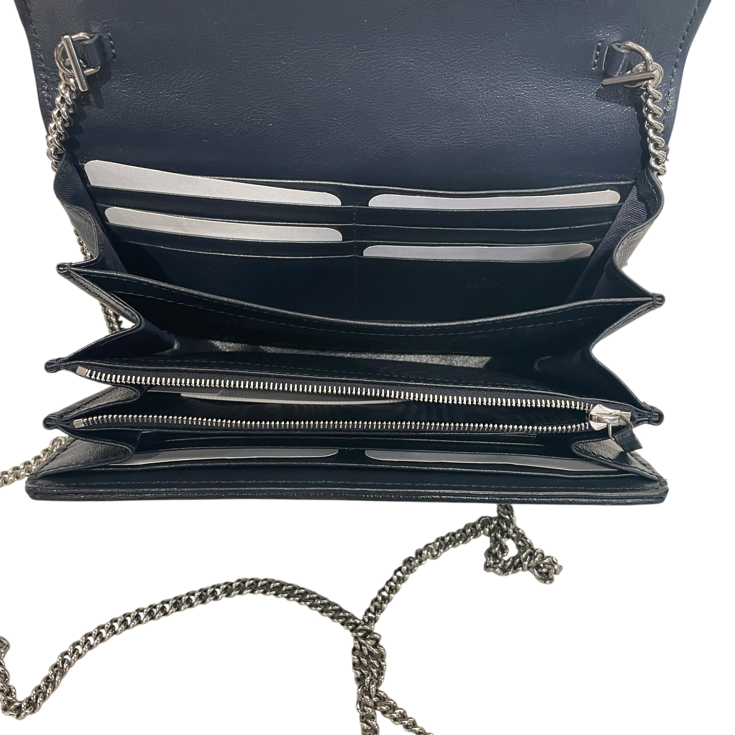 GUCCI/Cross Body Bag/Monogram/Cotton/GRN/MARMONT MATELASSE BAG view 4