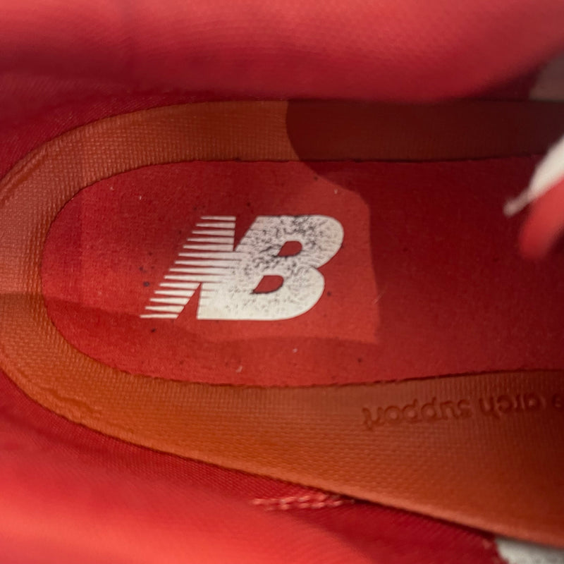 NEW BALANCE/Low-Sneakers/US 13/Houndstooth Check/Suede/RED/New Balance 550