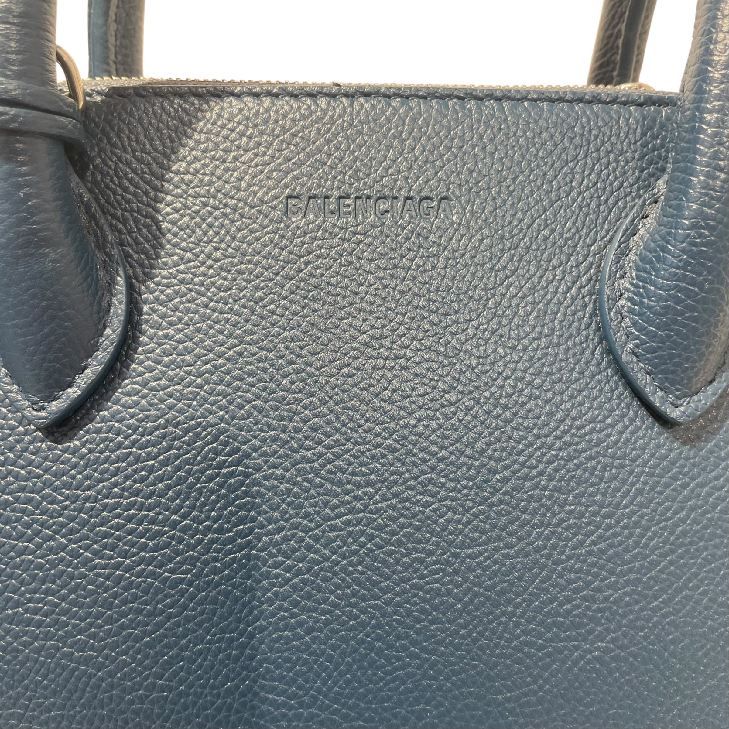 BALENCIAGA/Hand Bag/Monogram/Leather/NVY/ view 5