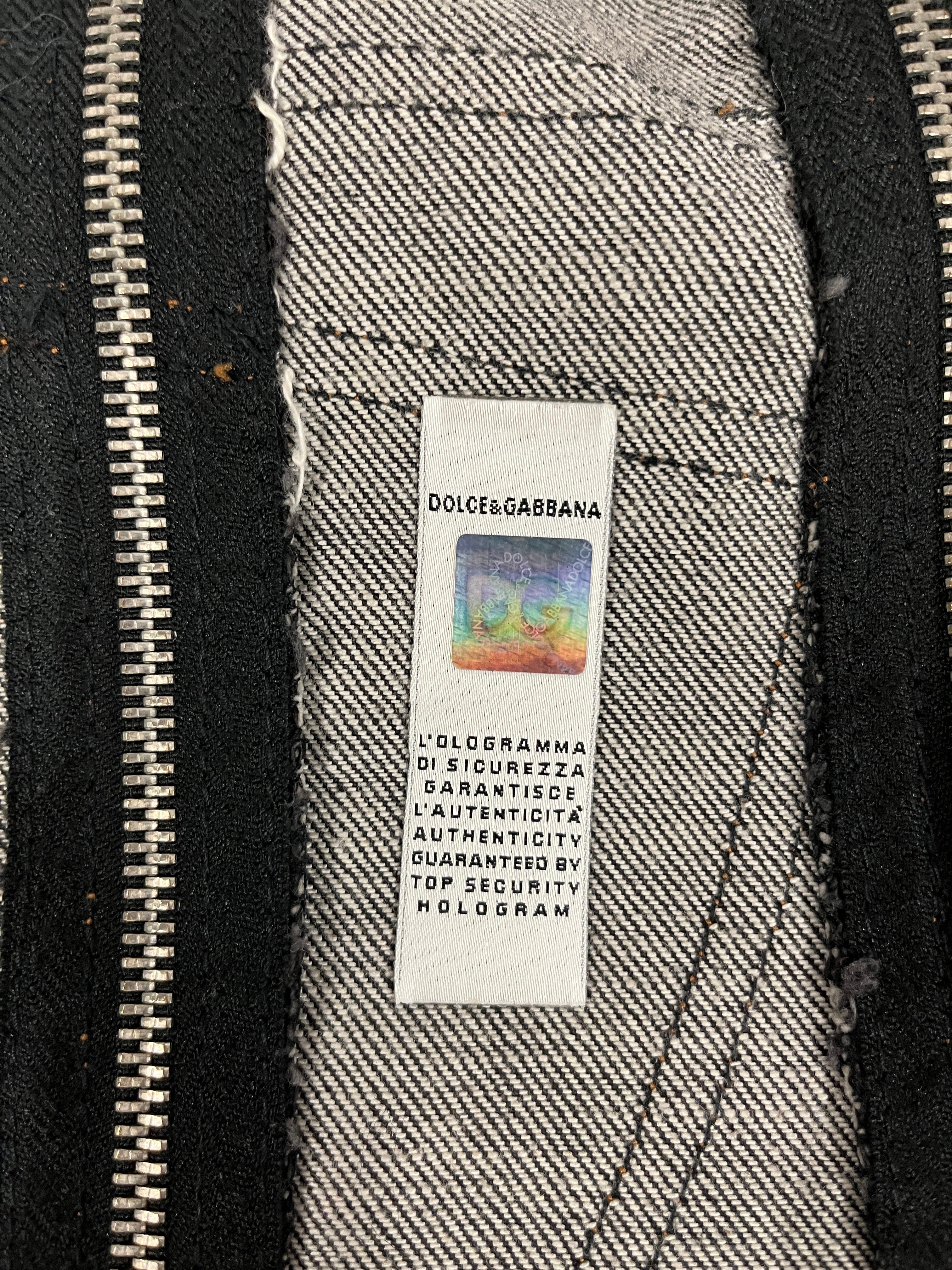 DOLCE&GABBANA/Skirt/28/Denim/BLK/Mini Length/Vintage D&G Multi Zip Mini view 5