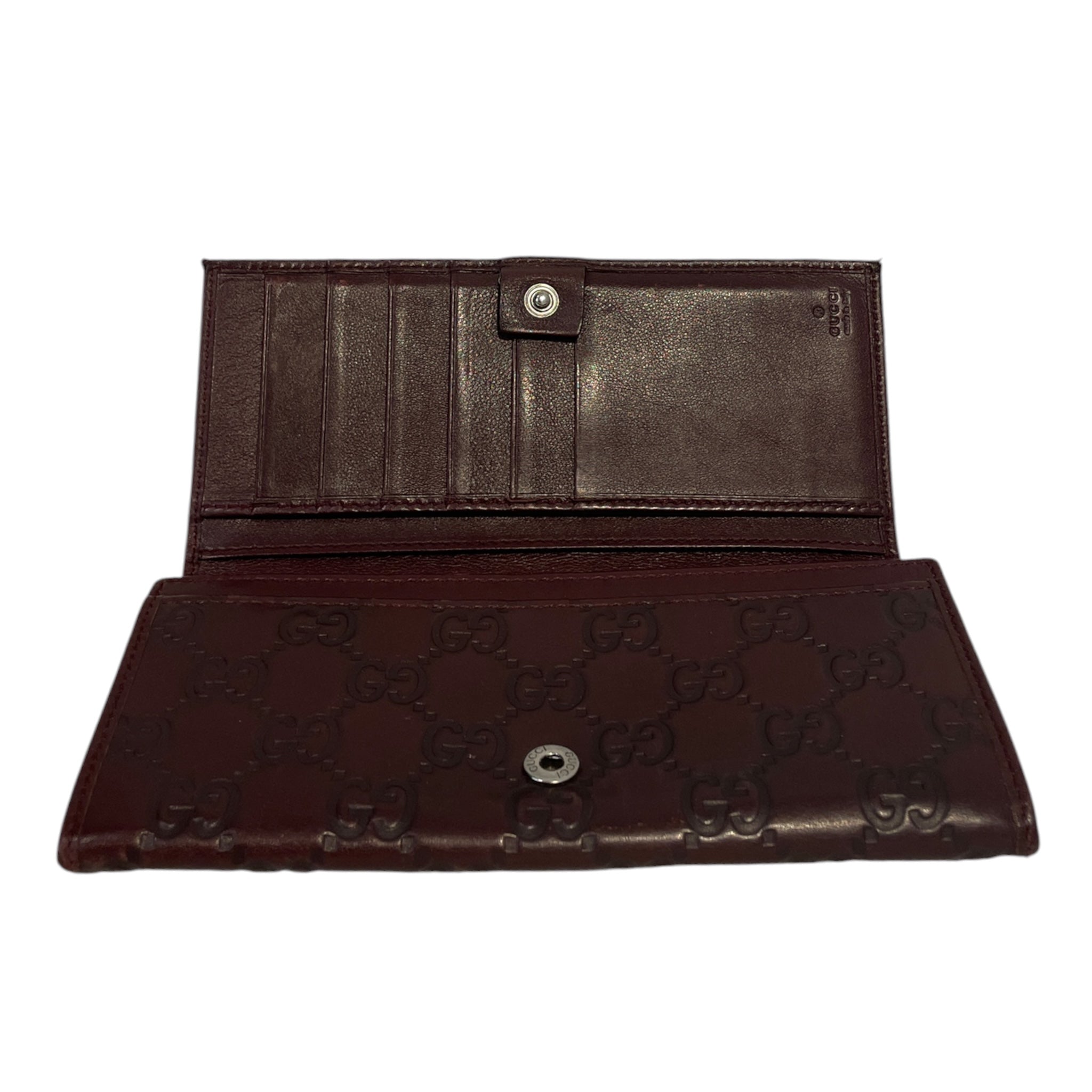 GUCCI/Long Wallet/Monogram/Leather/BRD/M's/Y6GVKH view 3