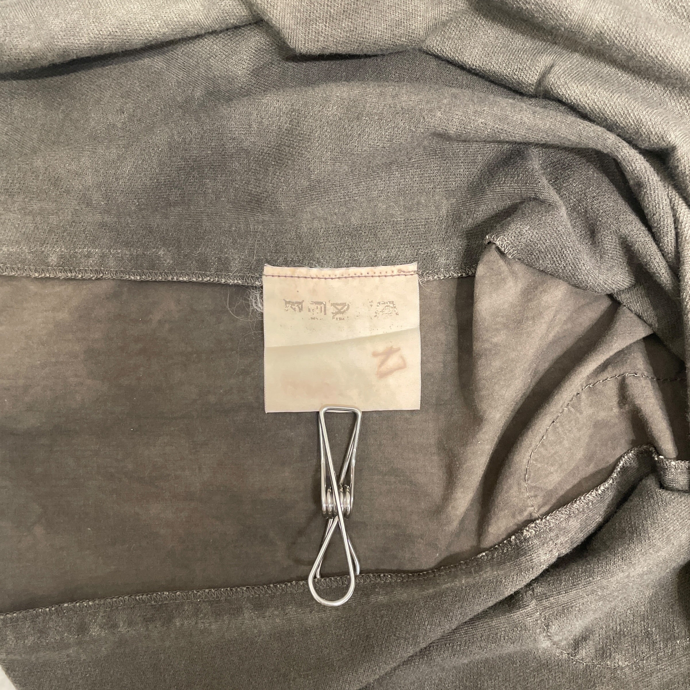 UMA WANG/T-Shirt/XL/GRN/DUAL FABRIC DESIGN/GRAY view 4