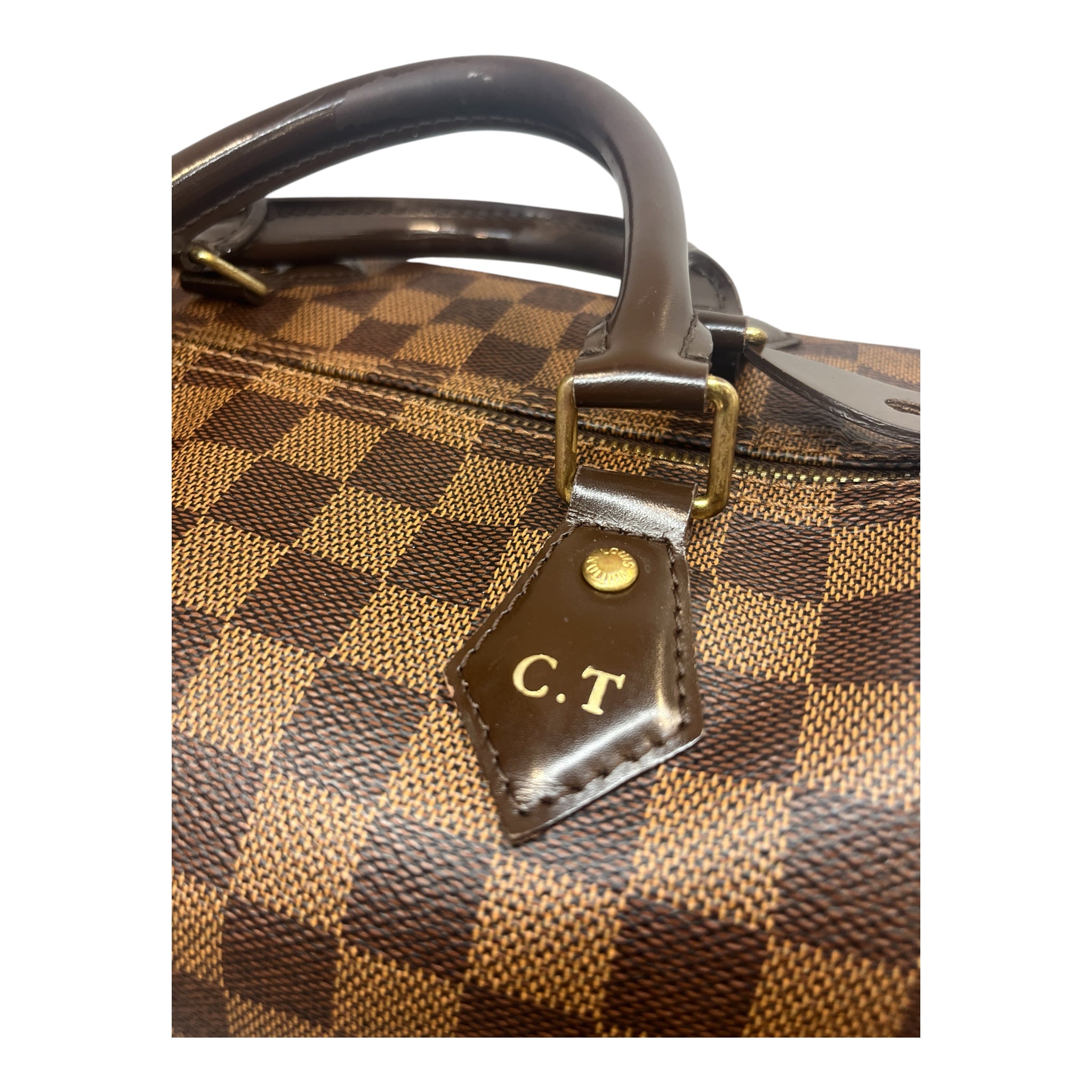 LOUIS VUITTON/Boston Bag/Monogram/Leather/BRW/Speedy Damier view 7