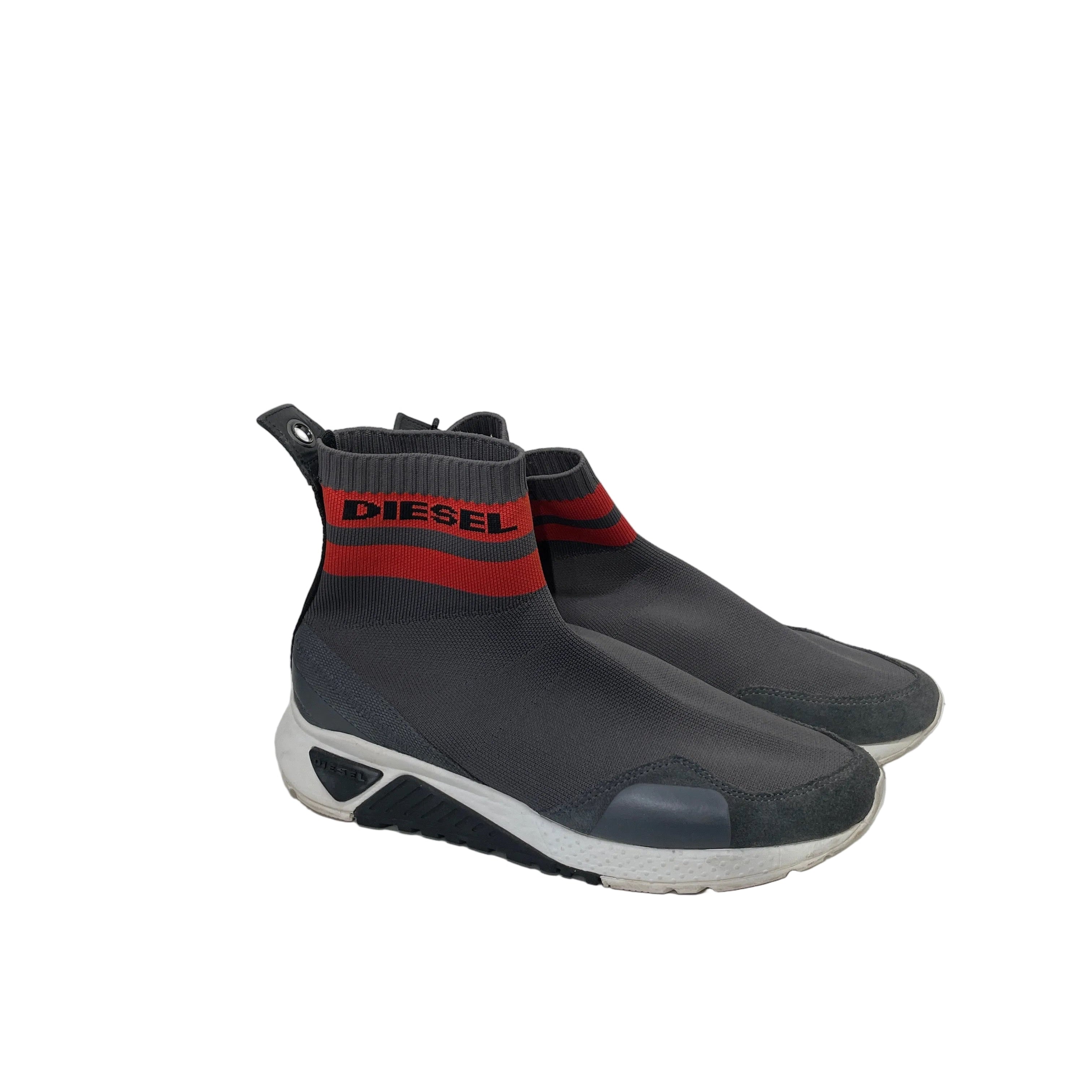 DIESEL/Hi-Sneakers/US 8/Cotton/GRY/ view 1