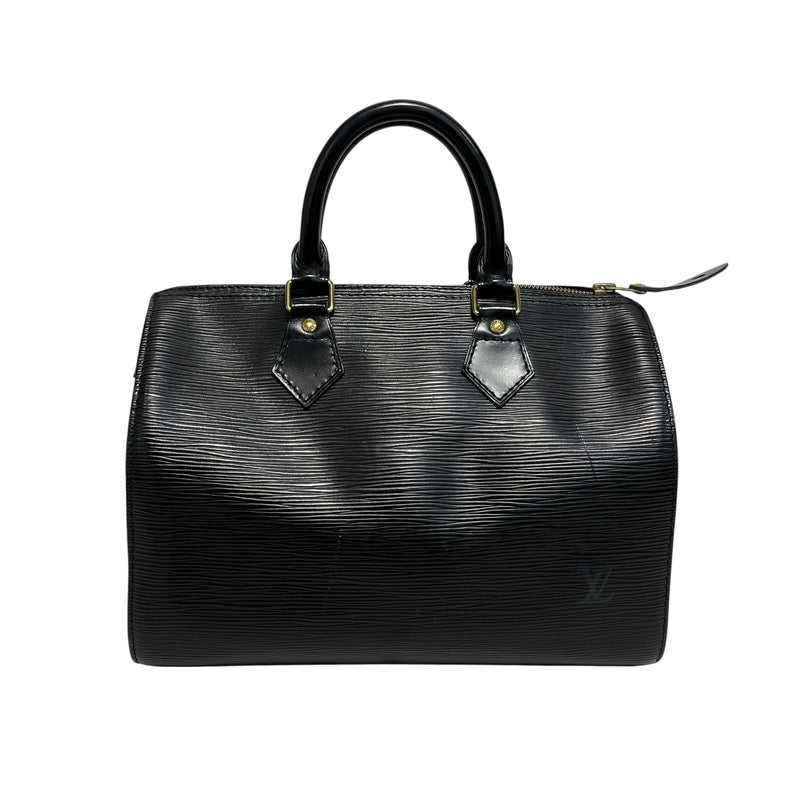 LOUIS VUITTON/Hand Bag/Leather/BLK/TOP HANDLE BAG