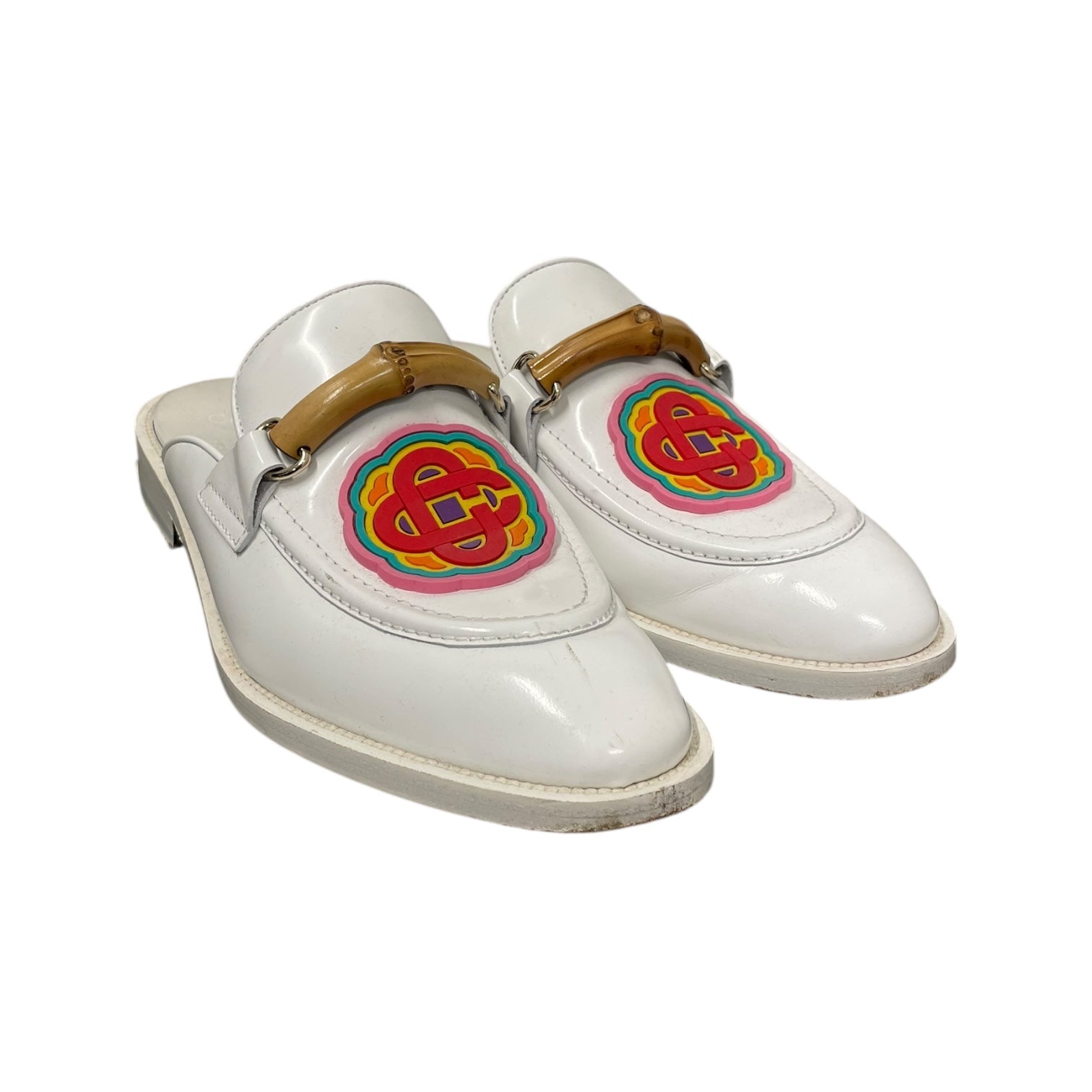 CASABLANCA/Loafers/EU 39/Leather/WHT/RUBBER LOGO MULE view 1