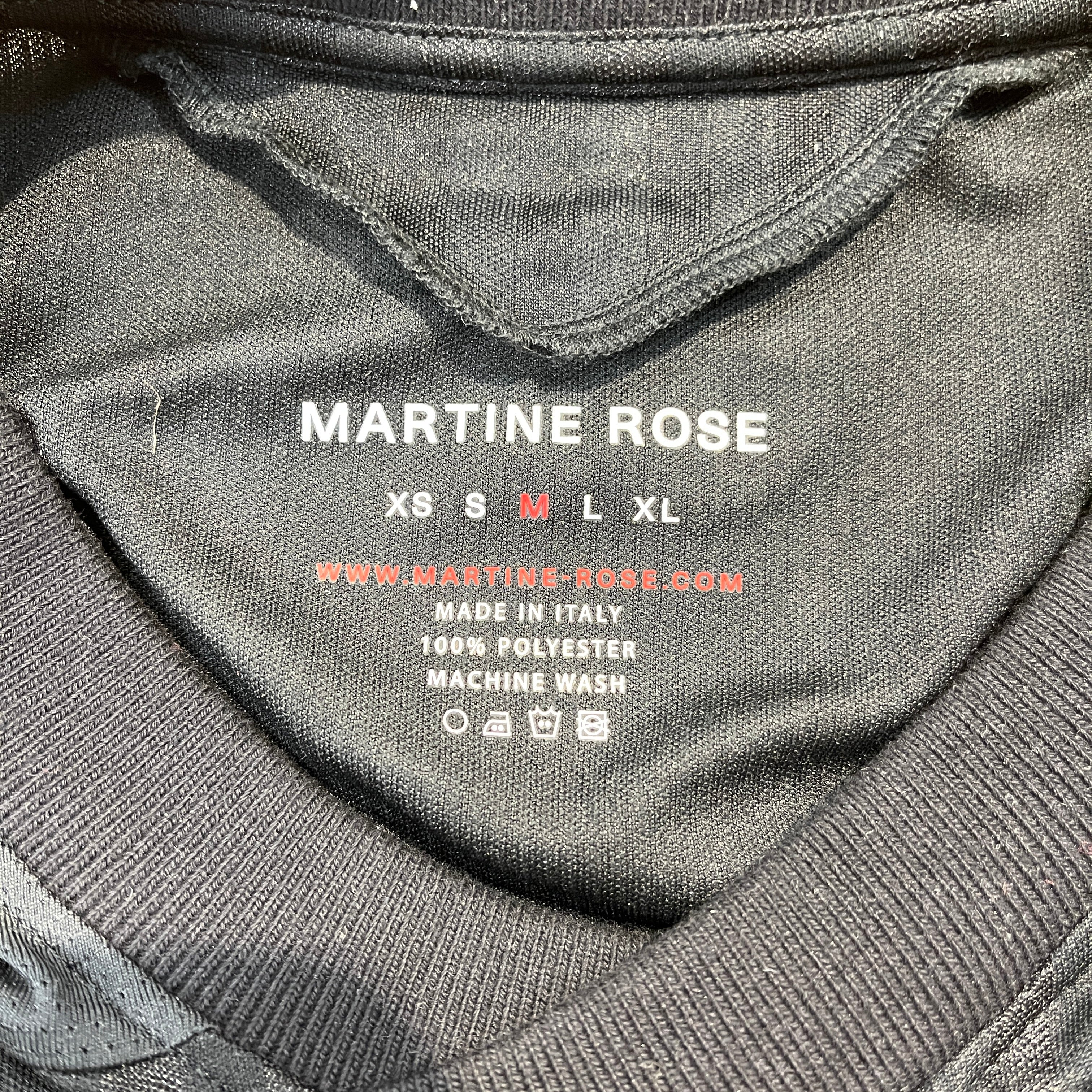 MARTINE ROSE/T-Shirt/M/Nylon/BLK/transformable jersey view 3