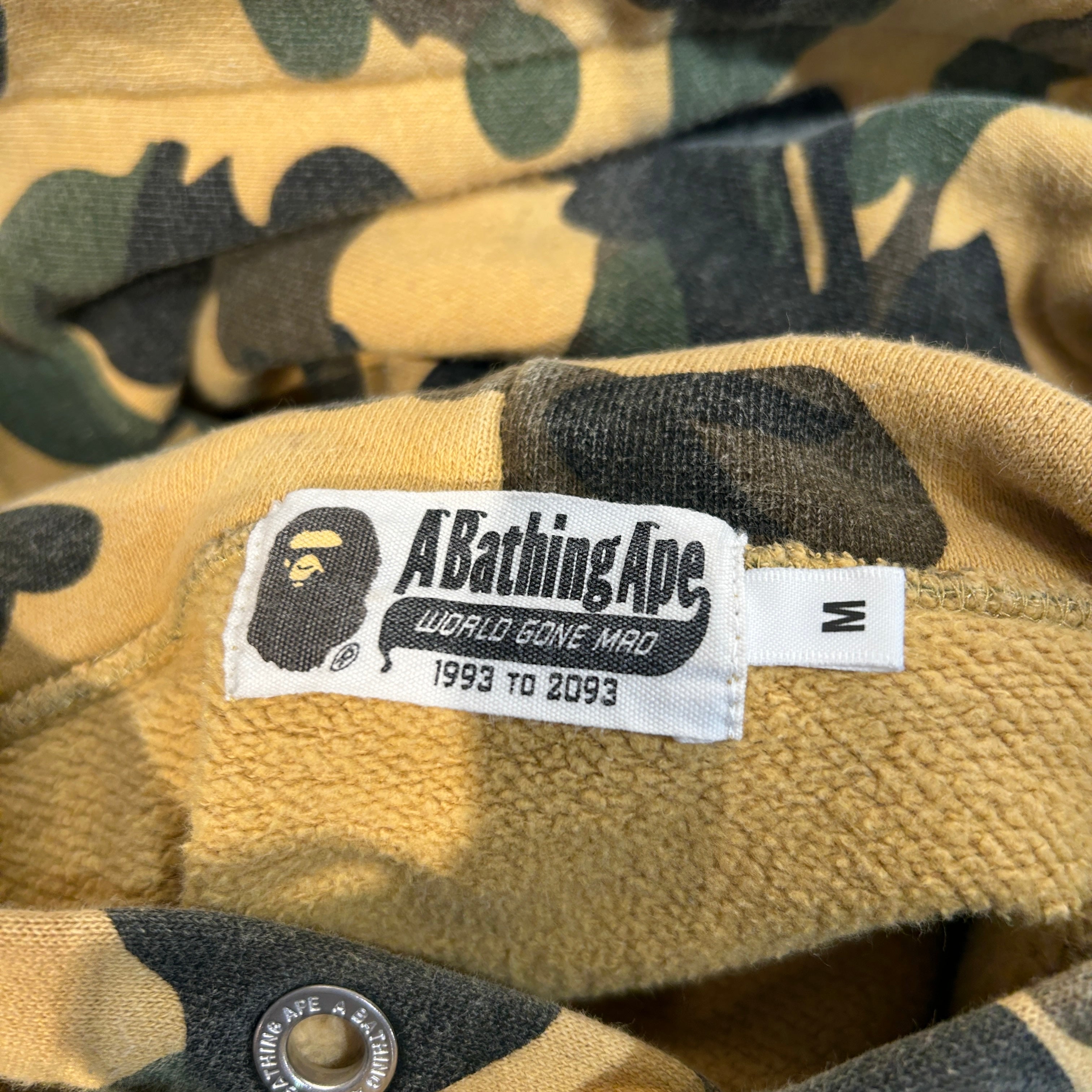 A BATHING APE/Hoodie/M/Camouflage/Cotton/MLT/Tiger view 3