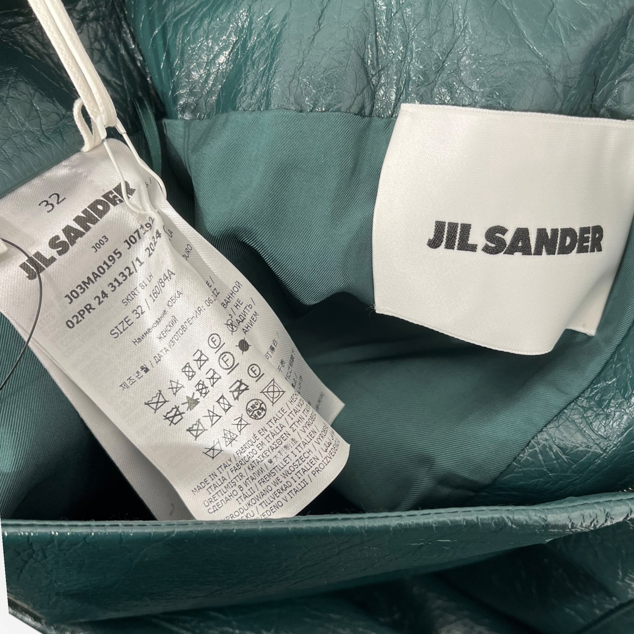 JIL SANDER/T&B Set/Leather/GRN/MODEL J03BN0165 view 6