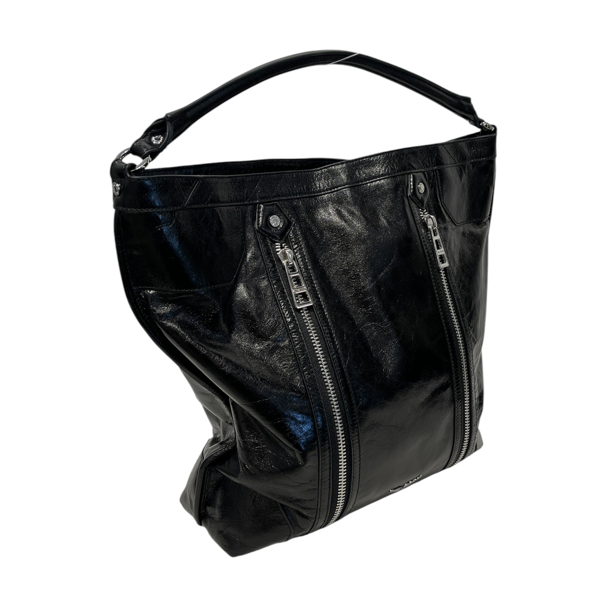 Zadig&Voltaire/Bag/hobo bag 2zip crinkle leather view 6
