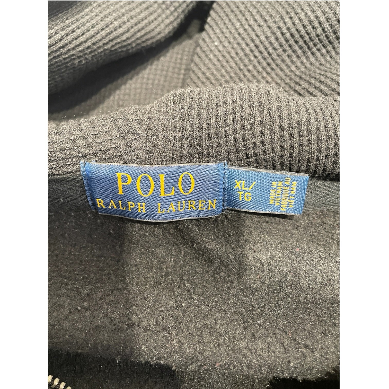POLO RALPH LAUREN/Hoodie/XL/Cotton/BLK/BIG YLW PONY view 3