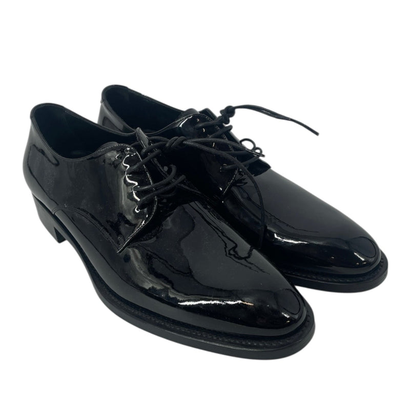 SAINT LAURENT/Shoes/EU 41/Leather/BLK/Patent Leather Derby