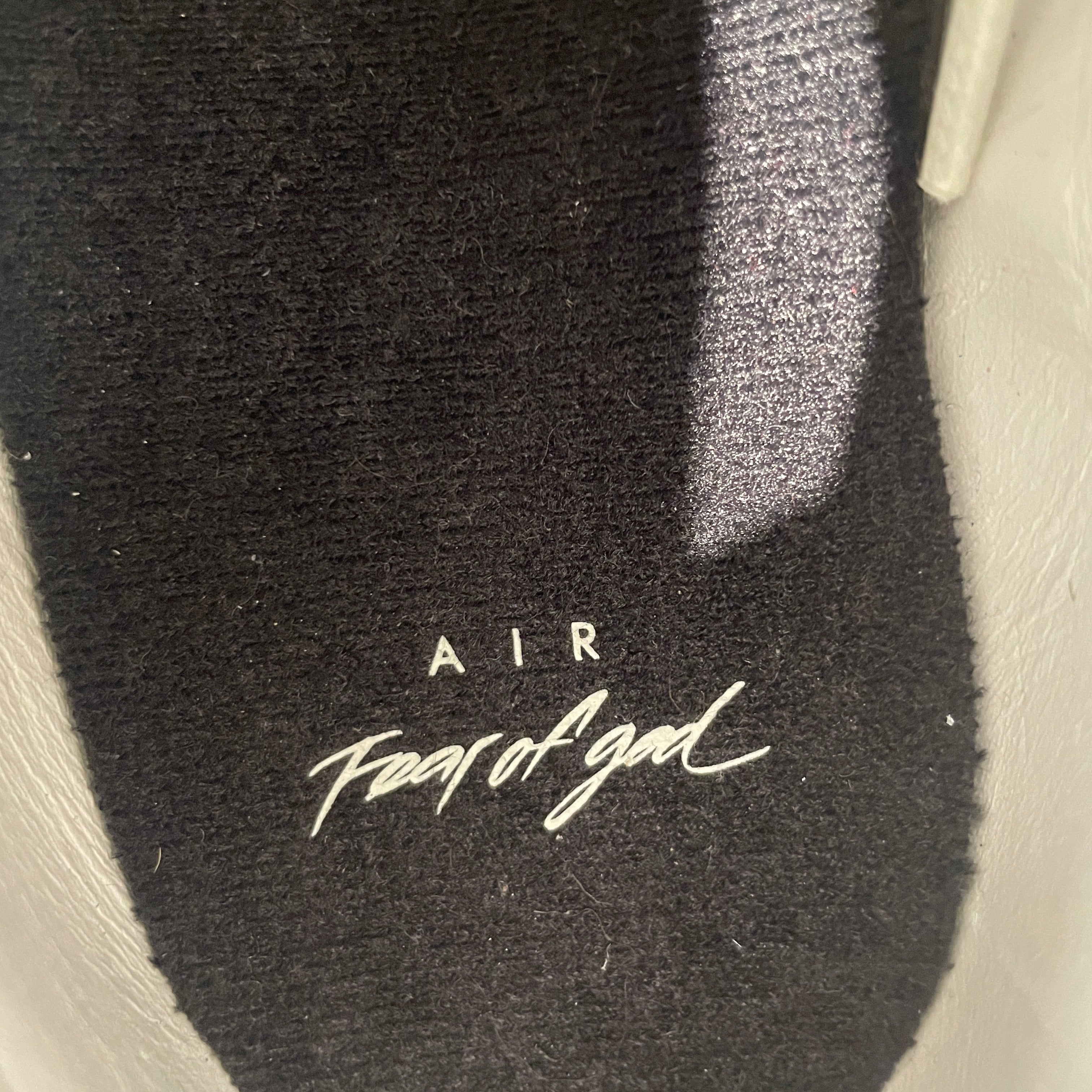 NIKE/FEAR OF GOD/Low-Sneakers/US 11/Acrylic/WHT/SKYLON 2 view 3