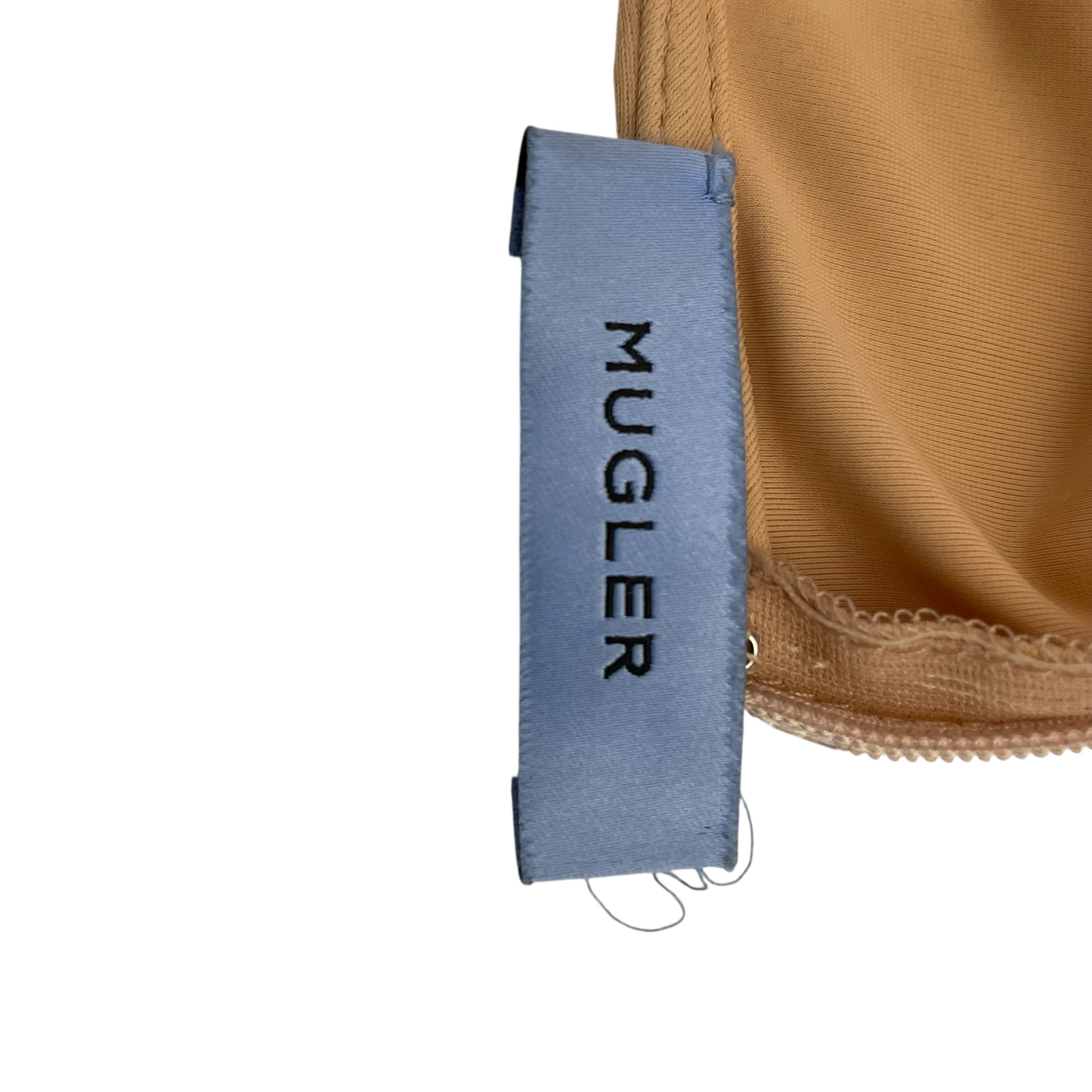 MUGLER/T-Shirt/36/Stripe/Polyester/MLT/Neon/Cream/Black/Green/White view 3