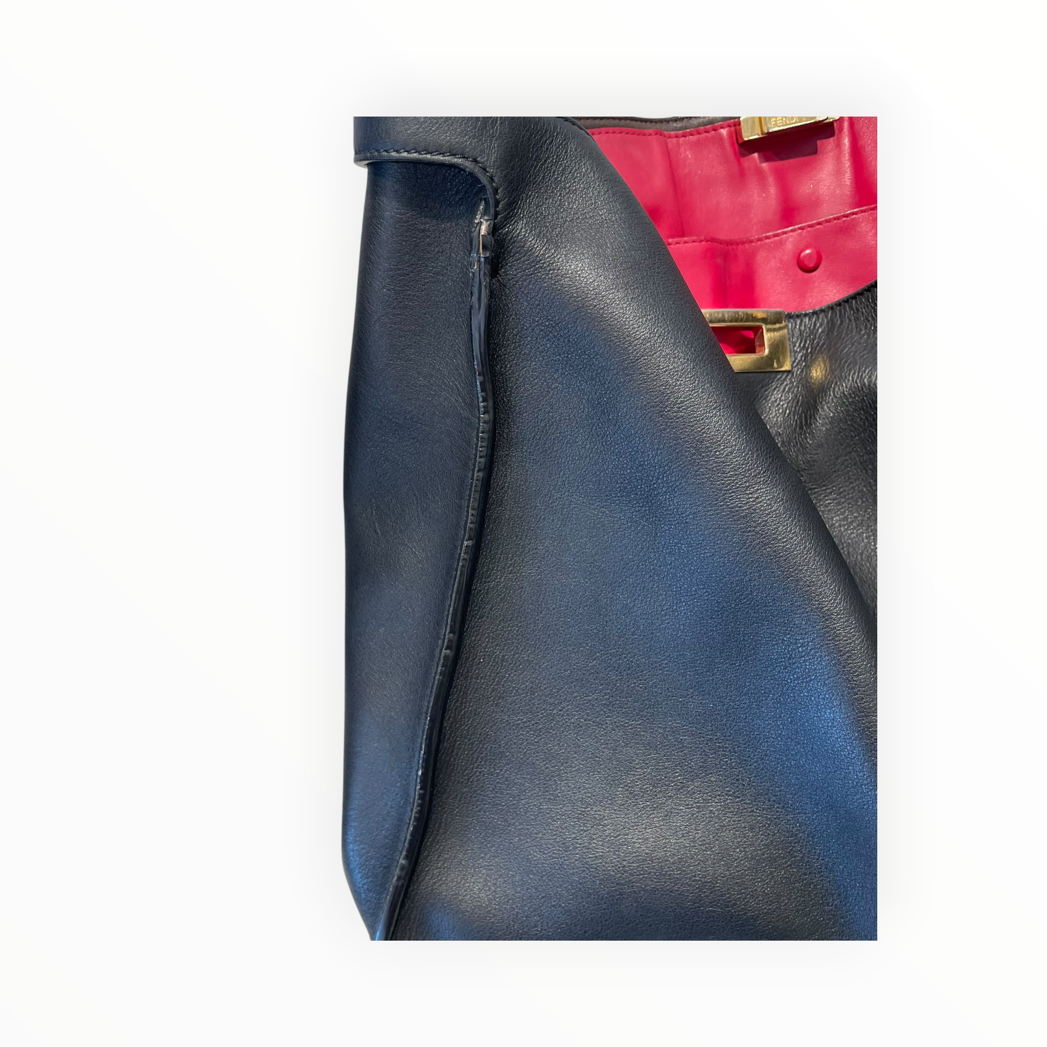 FENDI/Tote Bag/Leather/BLK/Peekaboo X-Lite Large Tote view 12