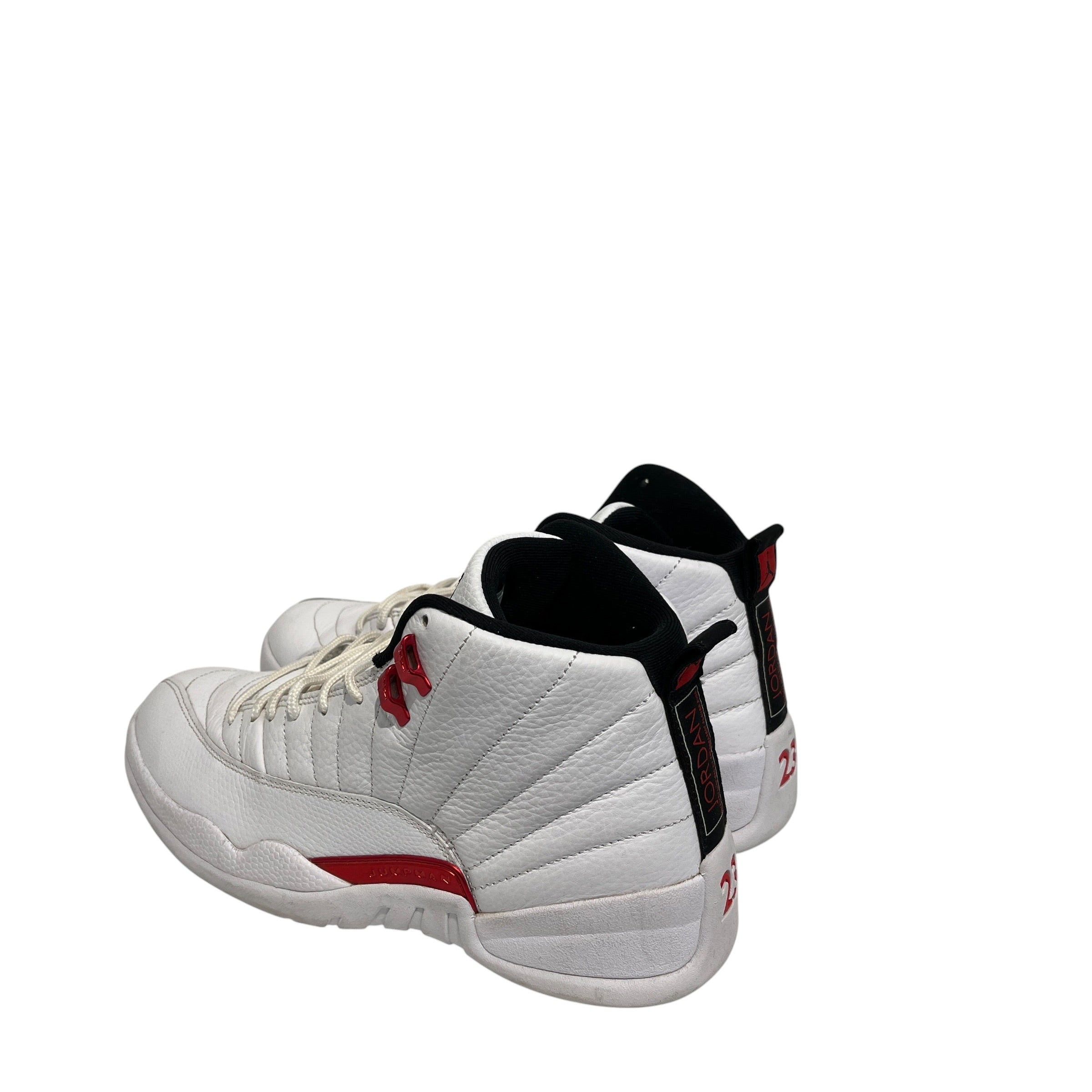 JORDAN BRAND/Hi-Sneakers/US 10/Leather/WHT/metalic red 12 view 2