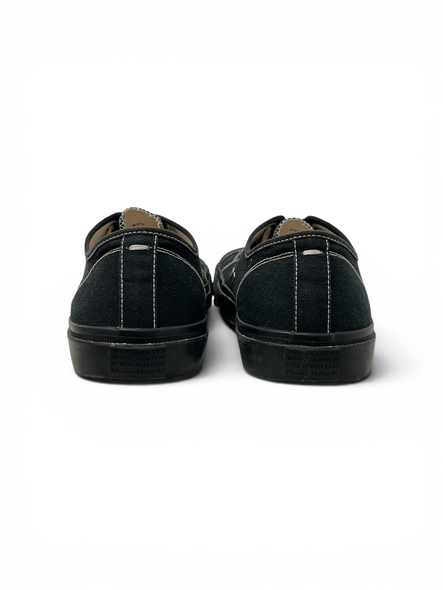 Maison Margiela/Low-Sneakers/EU 42.5/Cotton/BLK/tabi converse view 3
