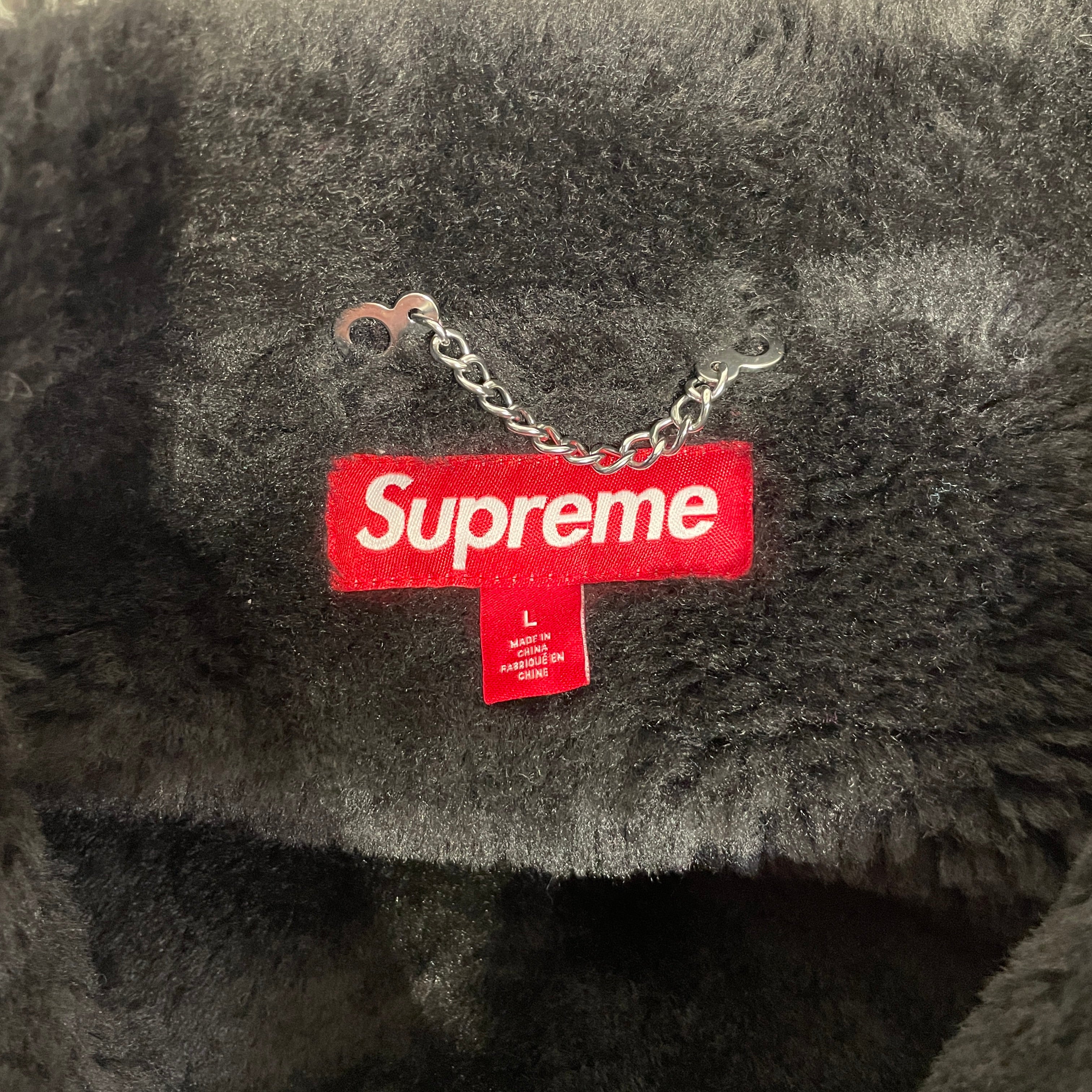 Supreme/Jacket/L/Polyester/PNK/Plaid/car coat f/w25 view 3