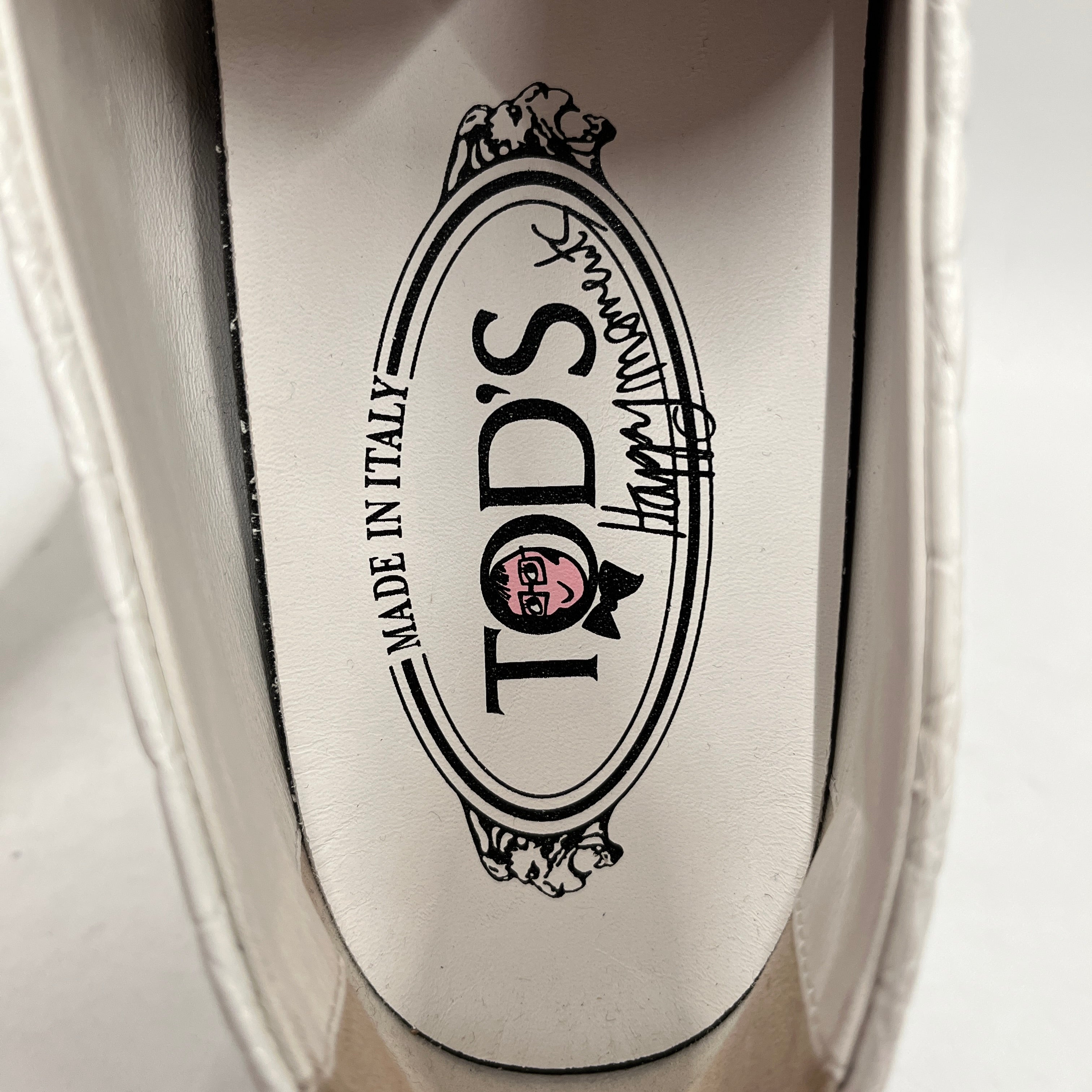 TOD'S/Dress Shoes/EU 41/Animal Pattern/Leather/WHT/ view 3