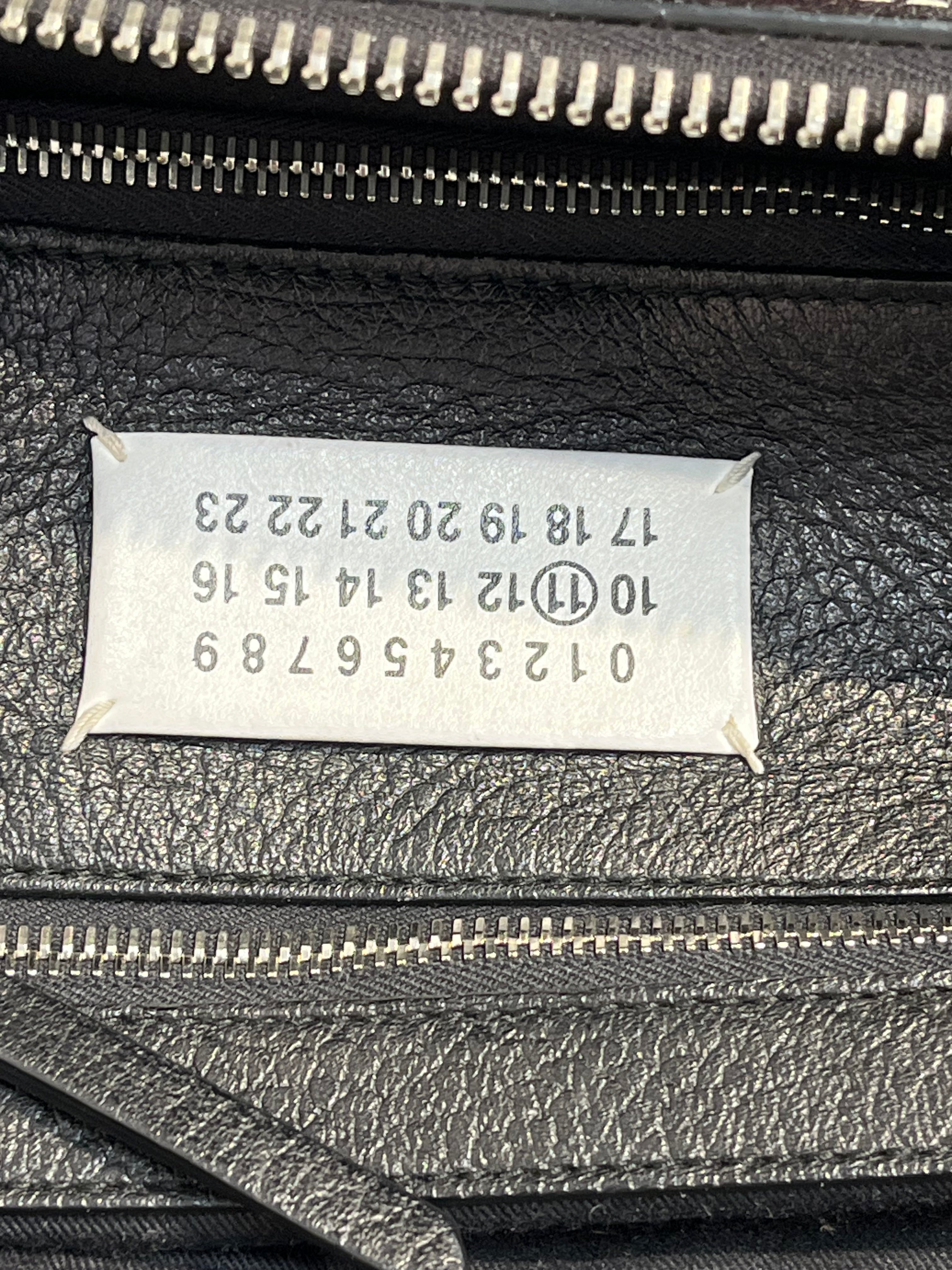 Maison Margiela/Boston Bag/Leather/BLK/5AC SOFT MEDIUM- view 6