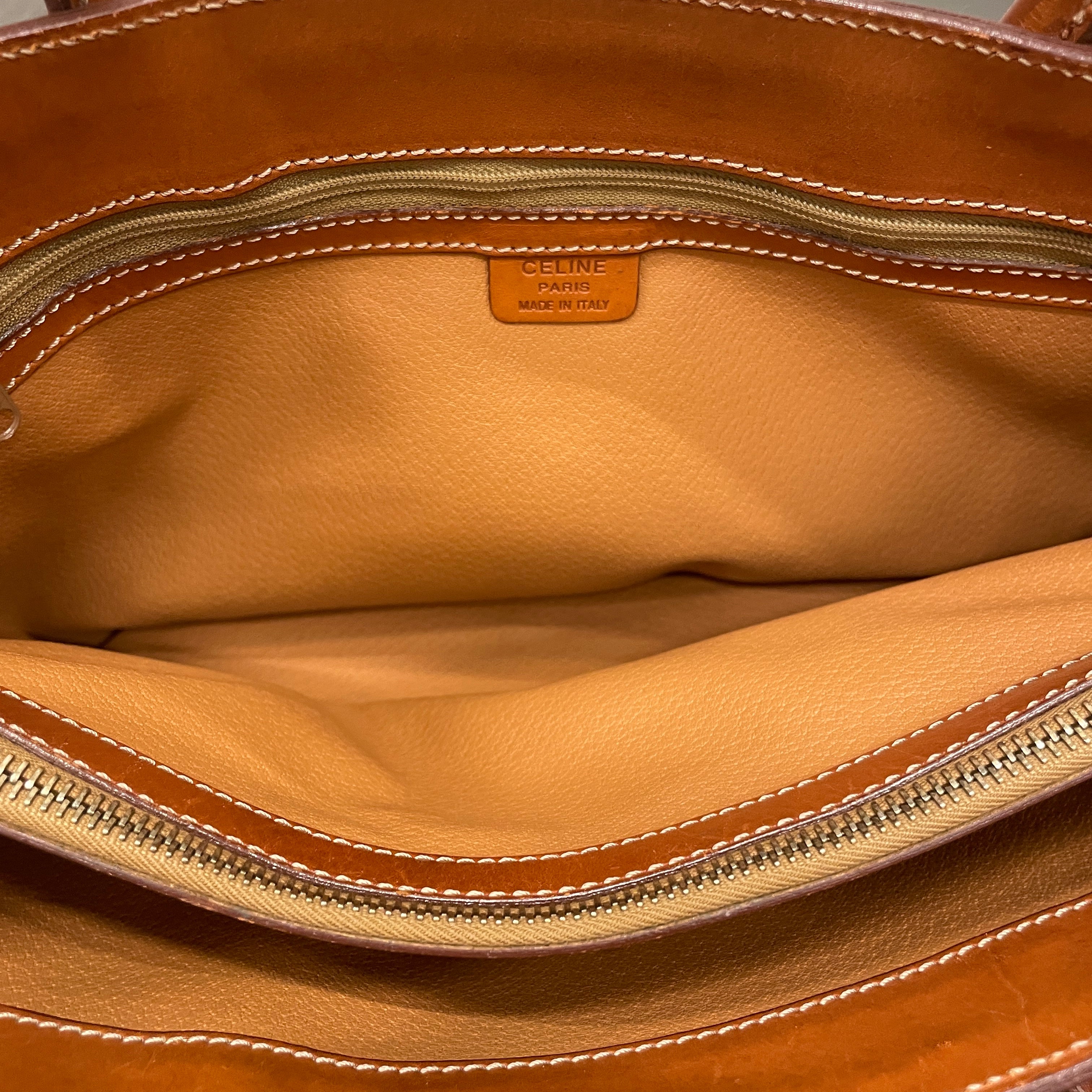 CELINE/Tote Bag/Monogram/Leather/BRW/MACADAM view 4