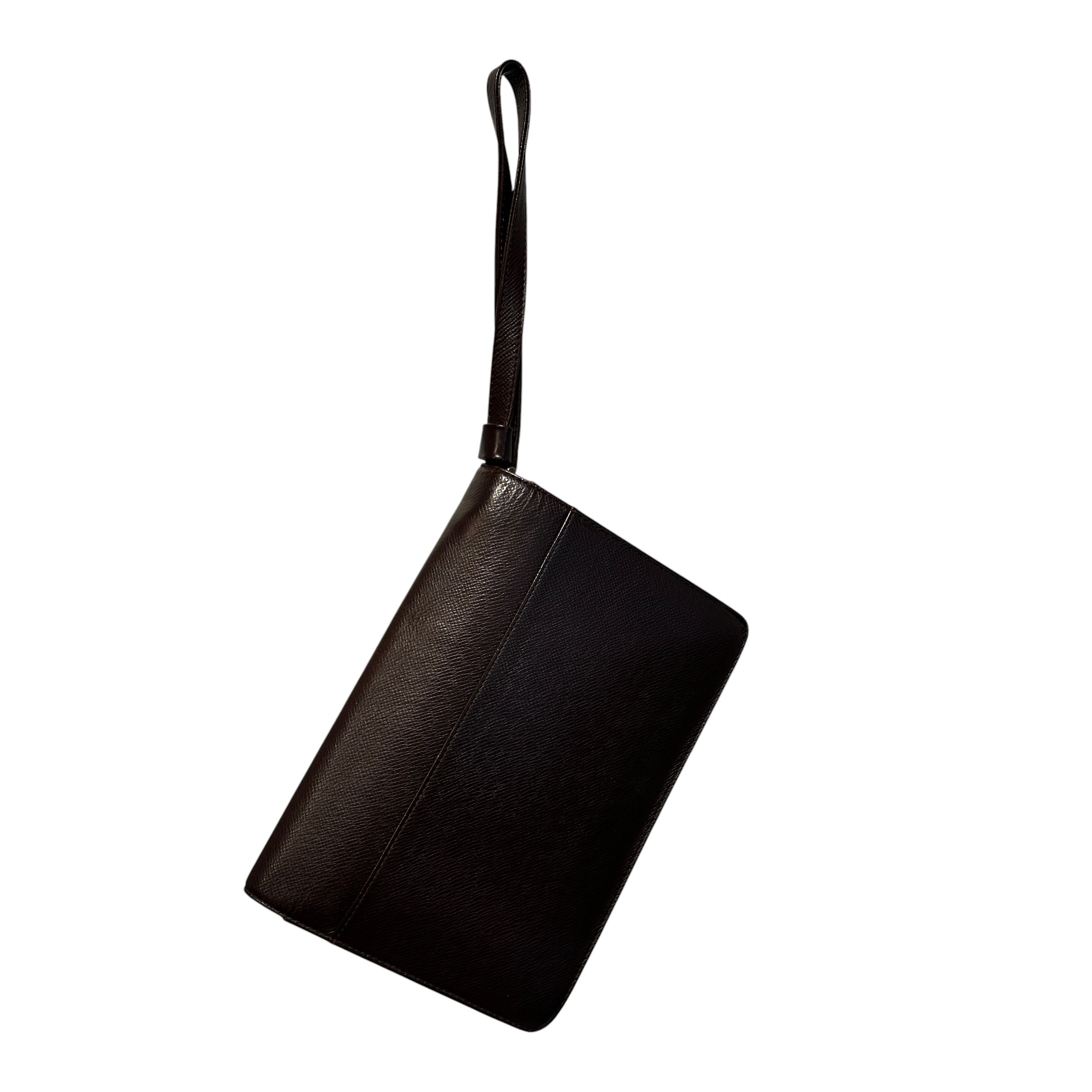 LOUIS VUITTON/Clutch Bag/Leather/BRW/Taiga Selenga view 2