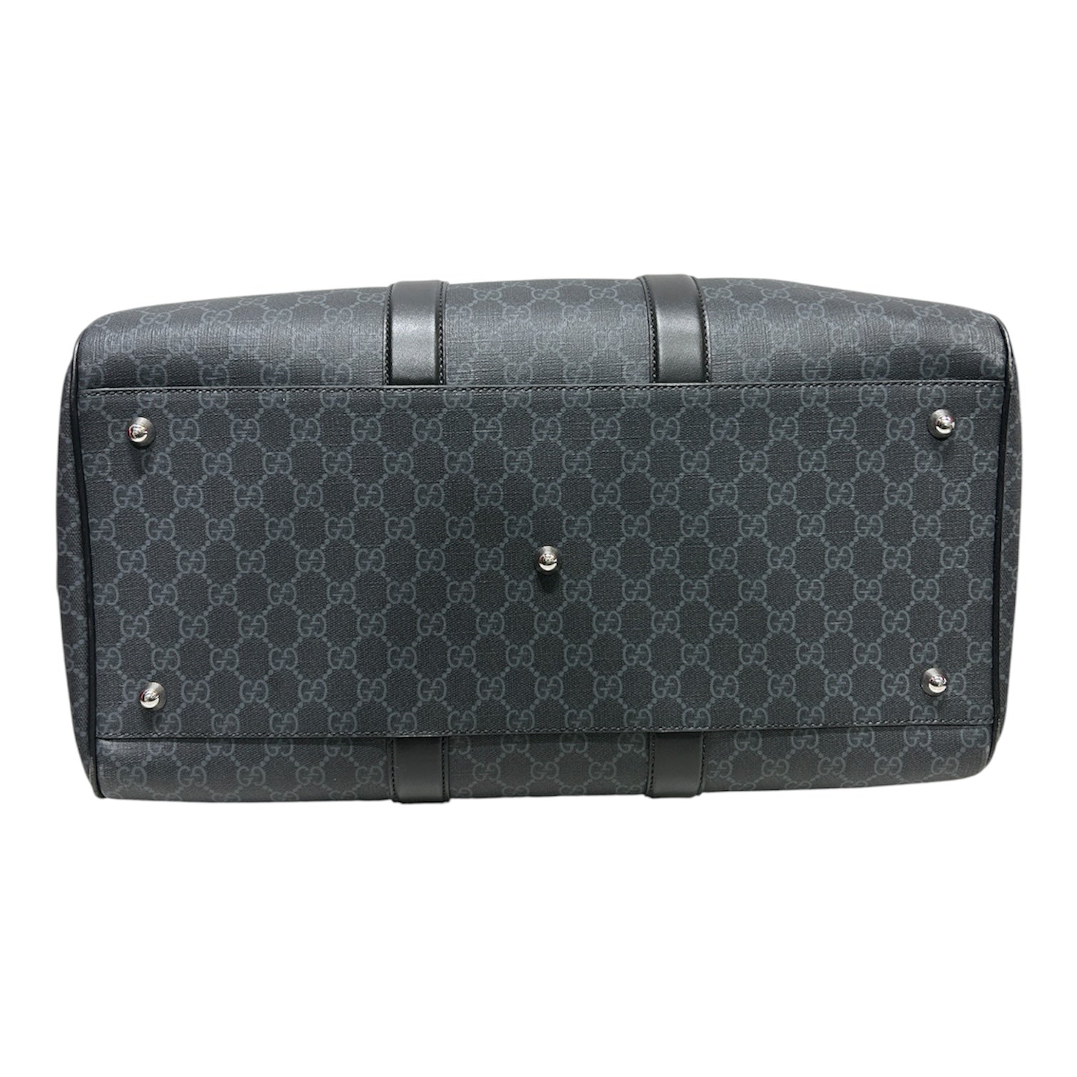 GUCCI/Luggage/Monogram/BLK/GUCCI SUPREME DUFFLE BLK/GRY view 3
