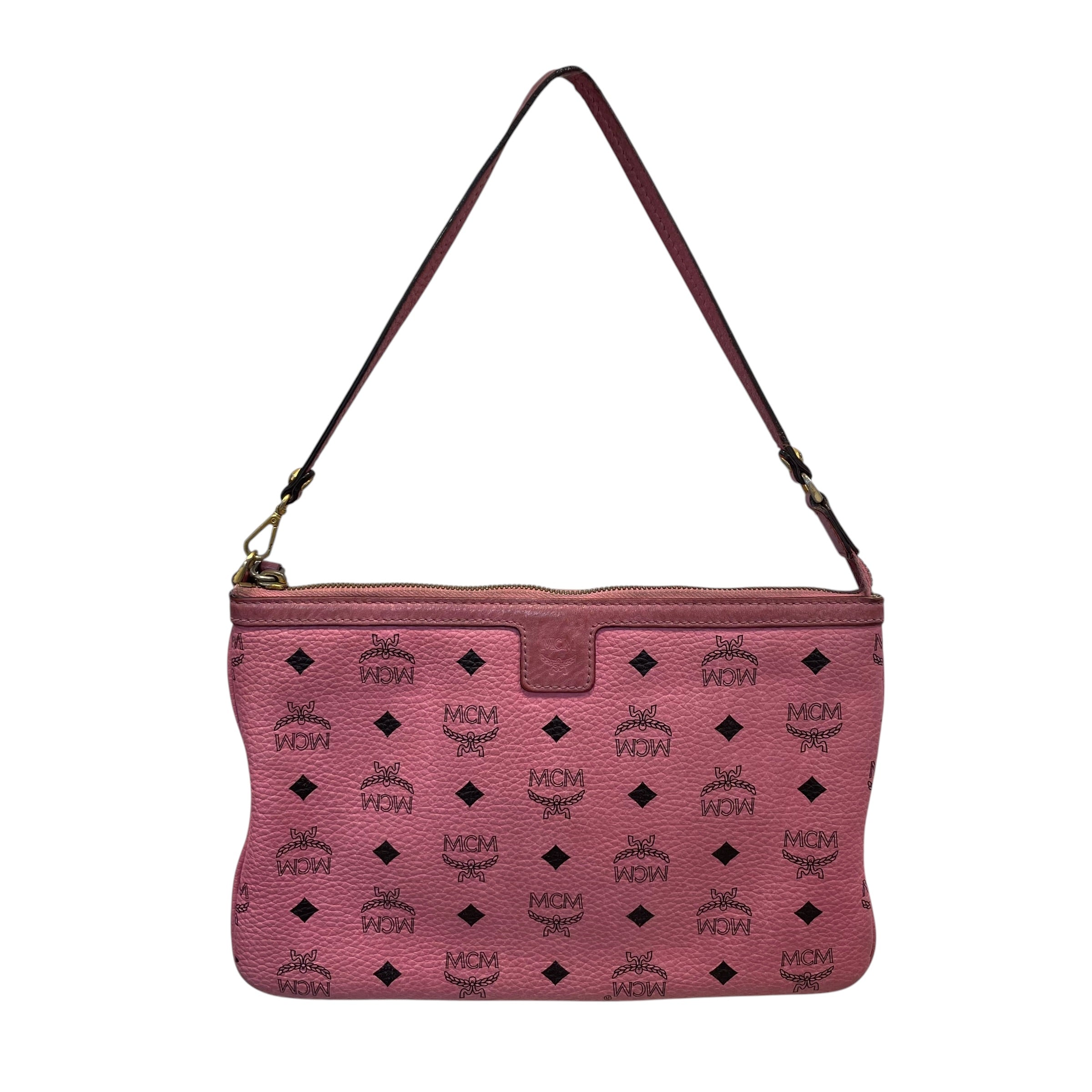 MCM/Tote Bag/OS/Monogram/Leather/PNK/CHEETAH INTERIOR/ #W8210 view 1