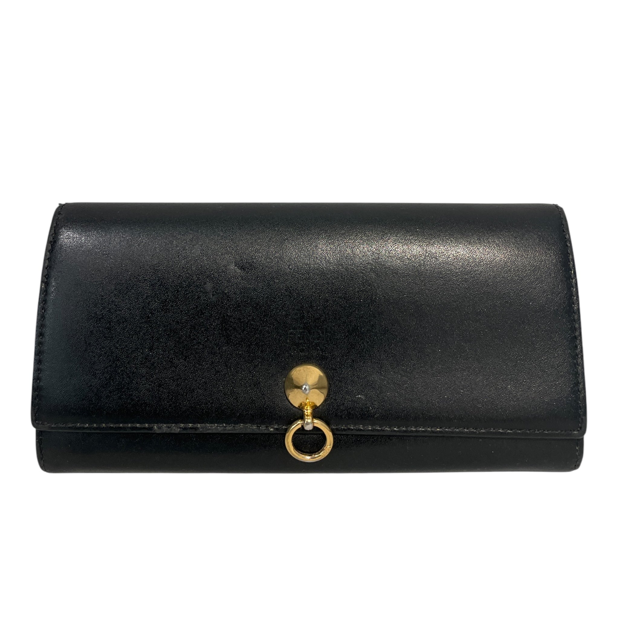 FENDI/Long Wallet/Leather/BLK/L's/KW6CV83 view 1