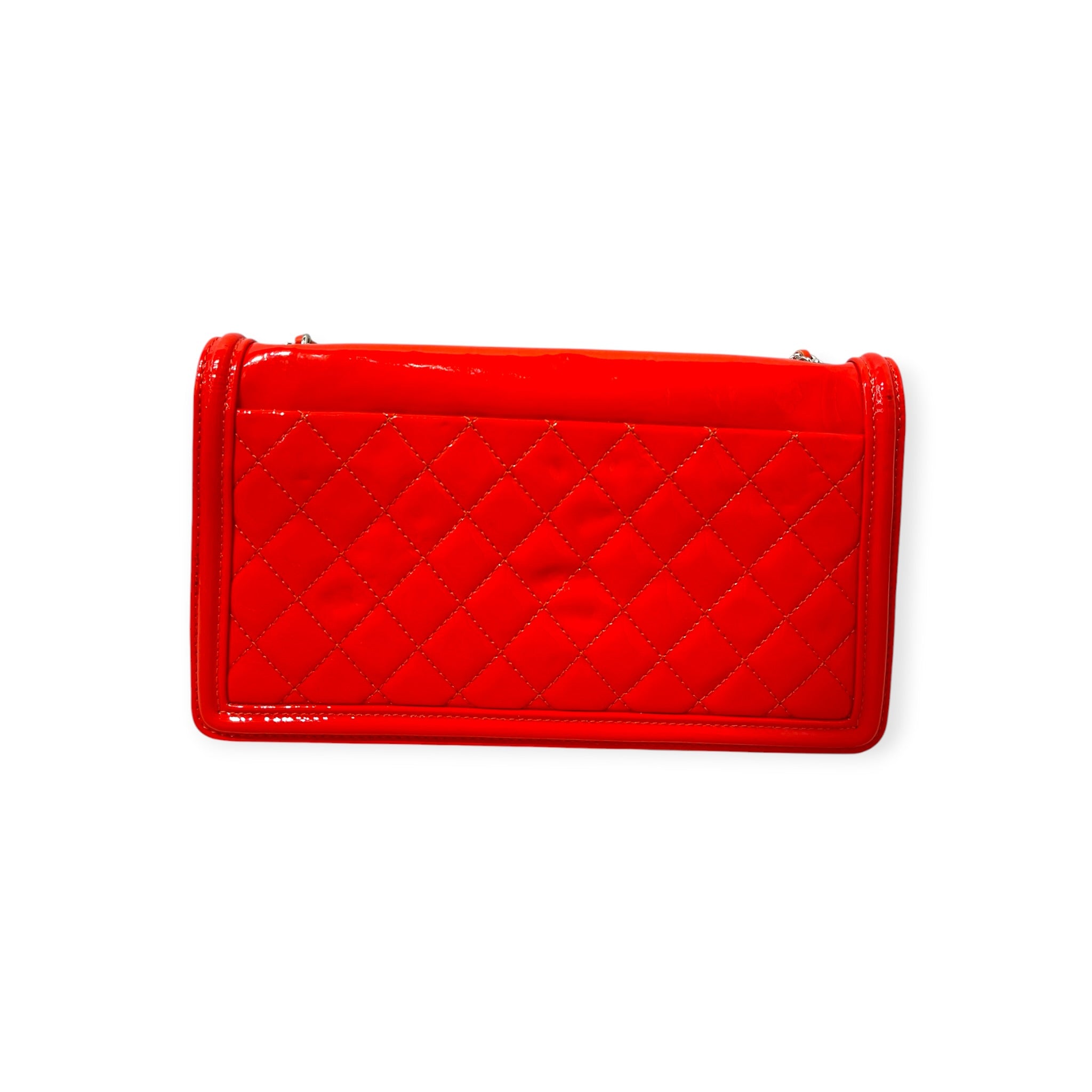 CHANEL/Bag/Faux Leather/ORN/CHANEL BOY BRICK PATENT view 7