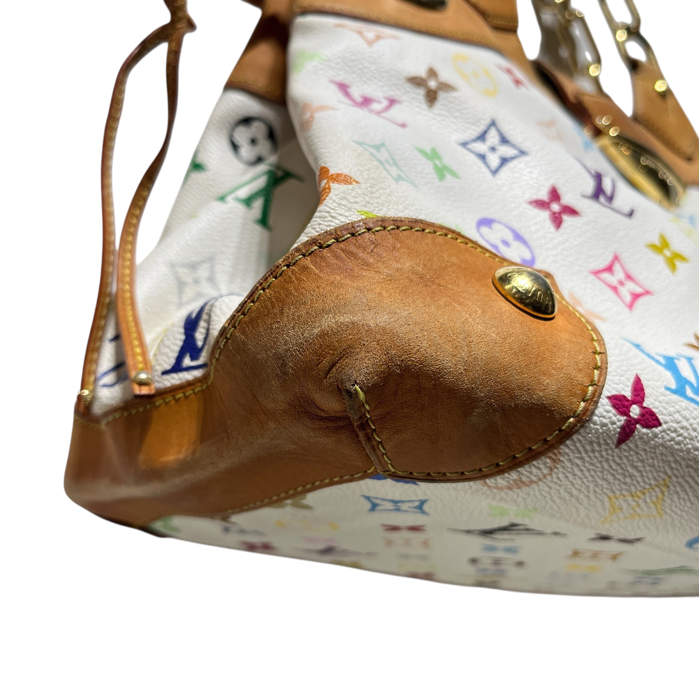 LOUIS VUITTON/Hand Bag/Monogram/Leather/WHT/URSULA GM view 6