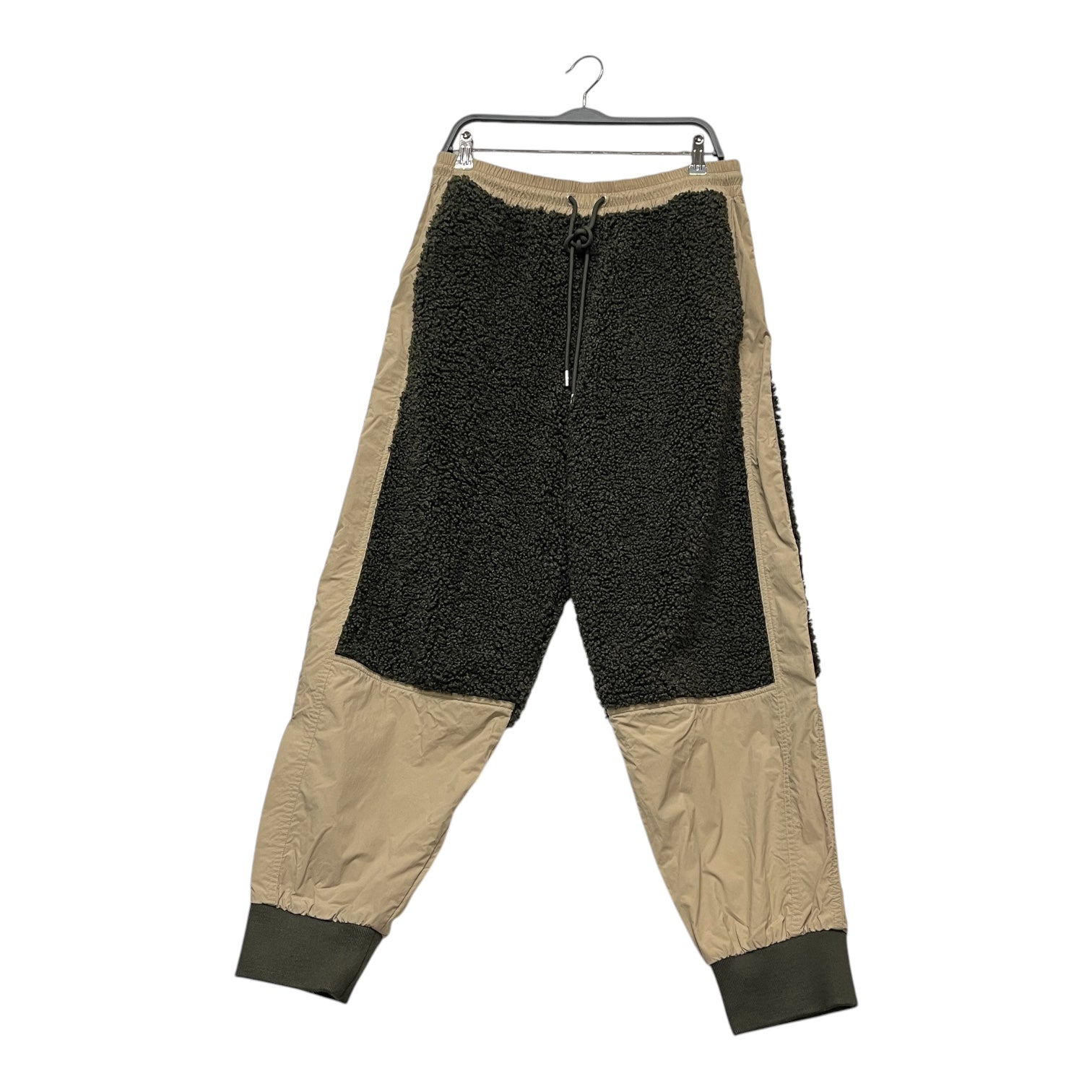 JW ANDERSON(J.W.ANDERSON)/Pants/XL/Nylon/BEG/Joggers/COLOR BLOCK FLEECE TRACK PANTS view 1