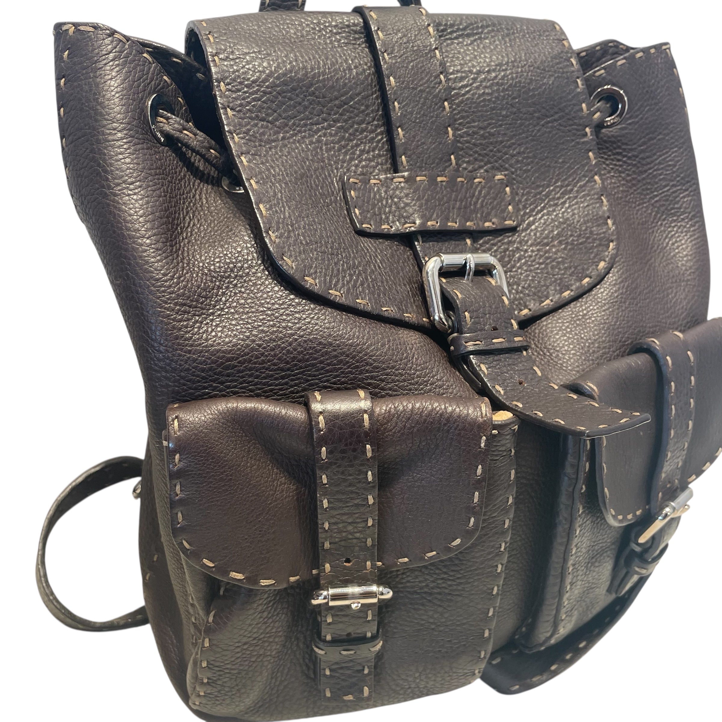 FENDI/Backpack/Leather/BRW/selleria view 6