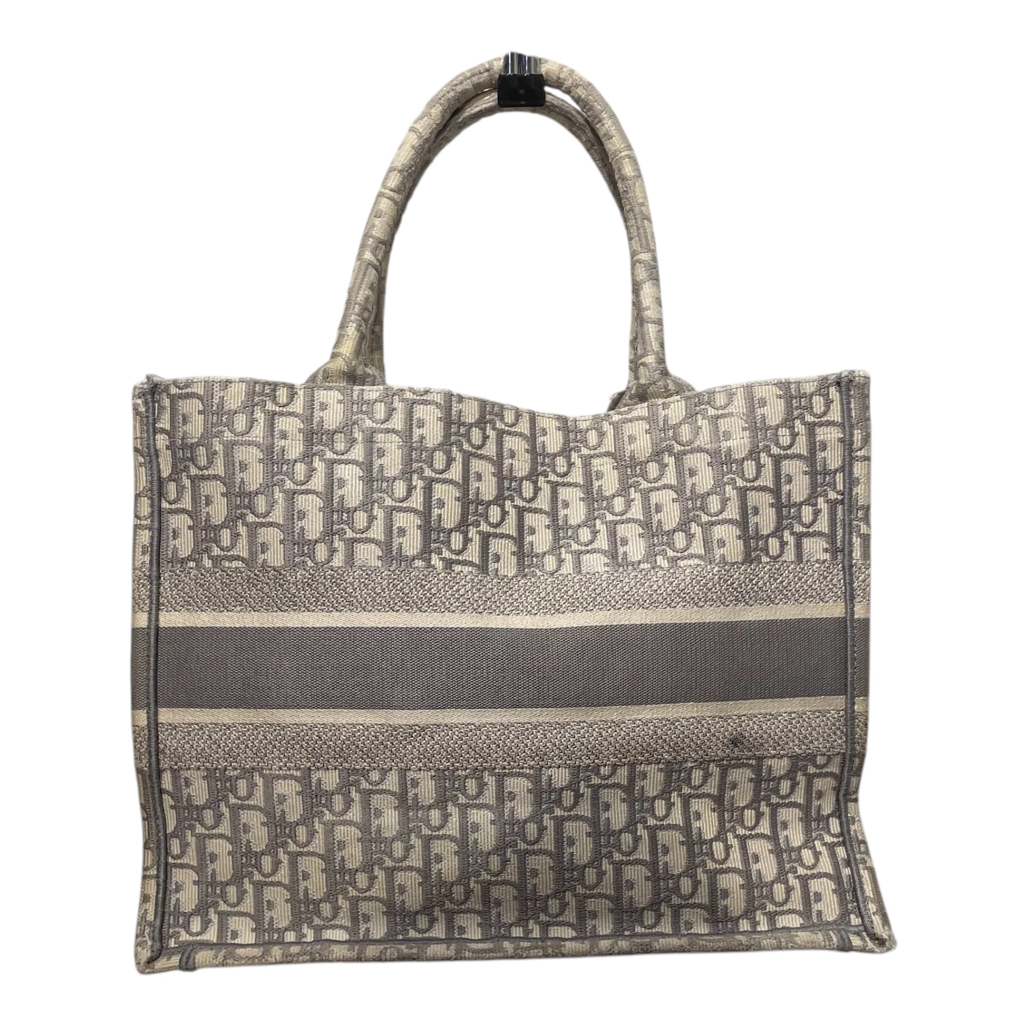 Christian Dior/Tote Bag/L/Monogram/Cotton/GRY/ view 2