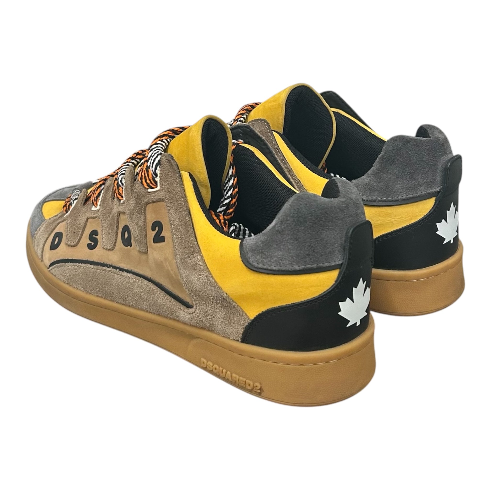 DSQUARED2/Low-Sneakers/US 9.5/Suede/MLT/BOXER SNEAKER view 2