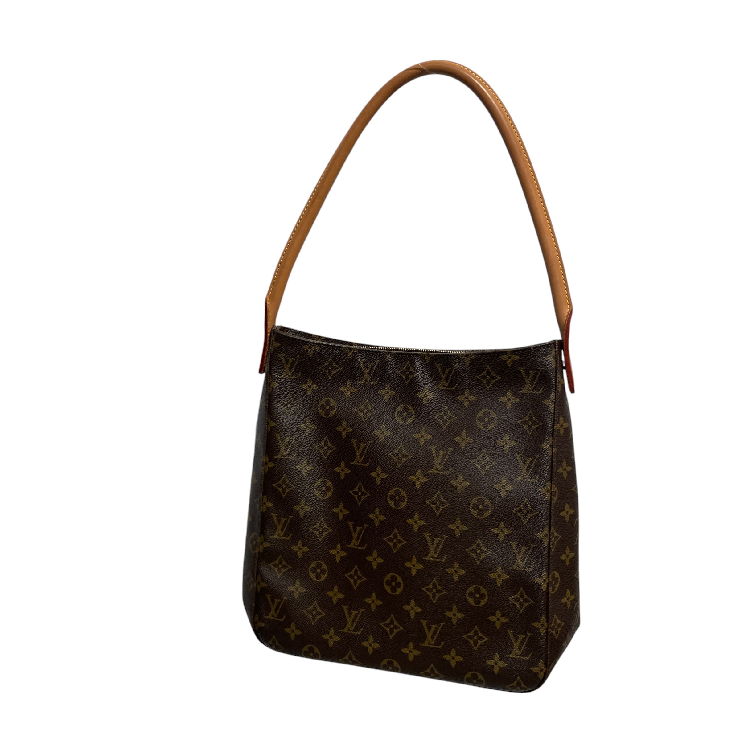 LOUIS VUITTON/Hand Bag/Monogram/Leather/BRW/LOOPING HAND BAG view 2