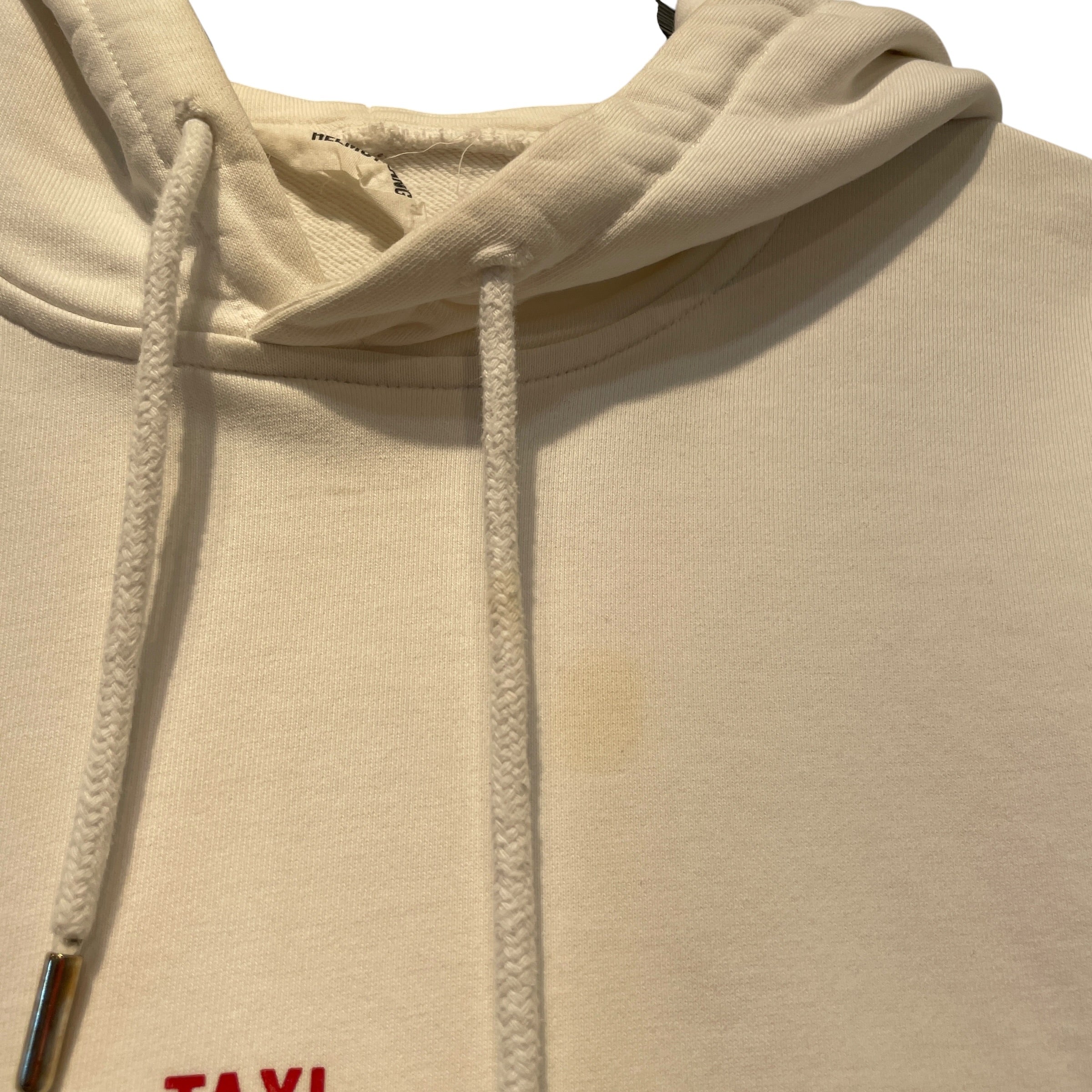 Helmut Lang/Hoodie/M/Cotton/WHT/Taxi Hooie view 4