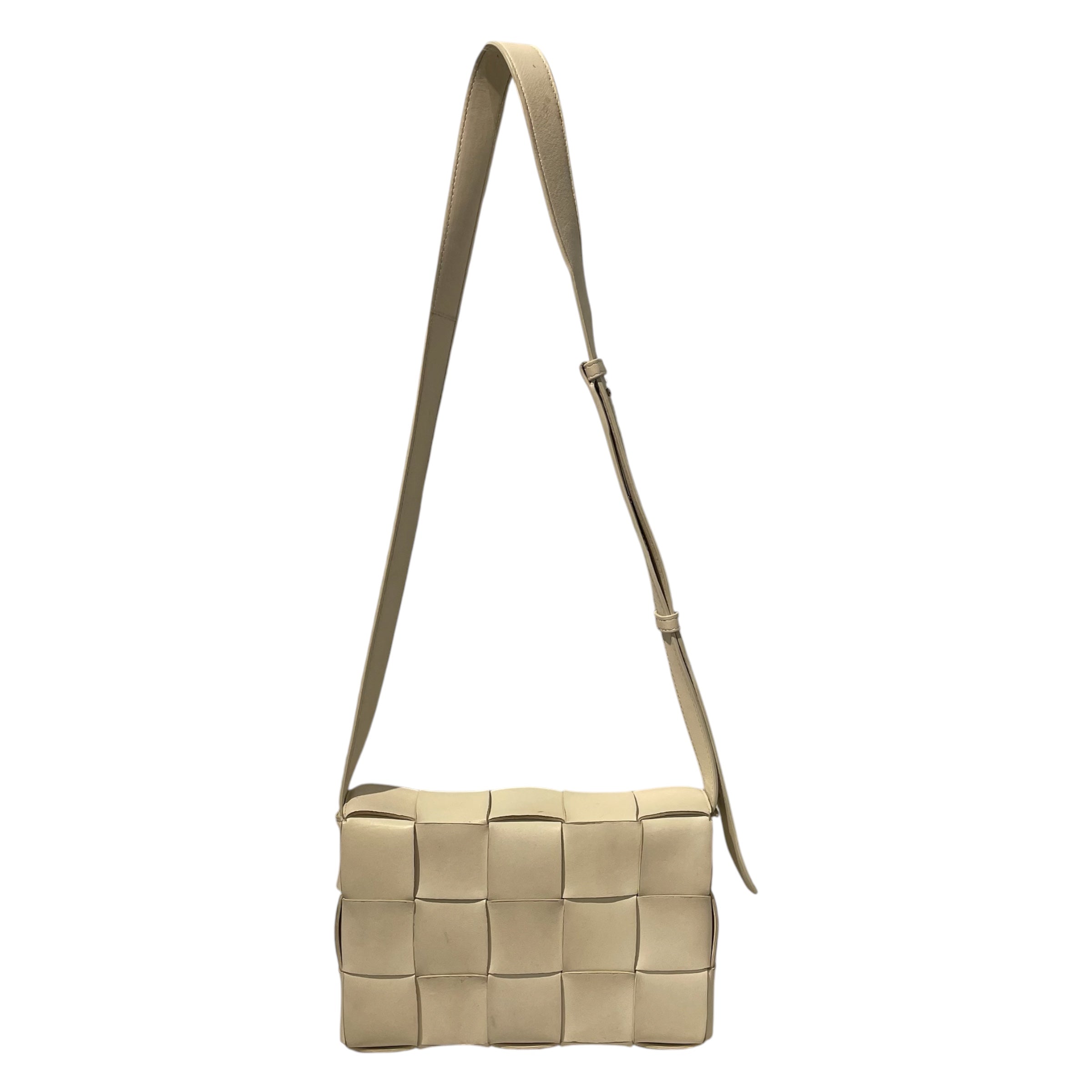 BOTTEGA VENETA/Cross Body Bag/Leather/WHT/CASSETTE view 2