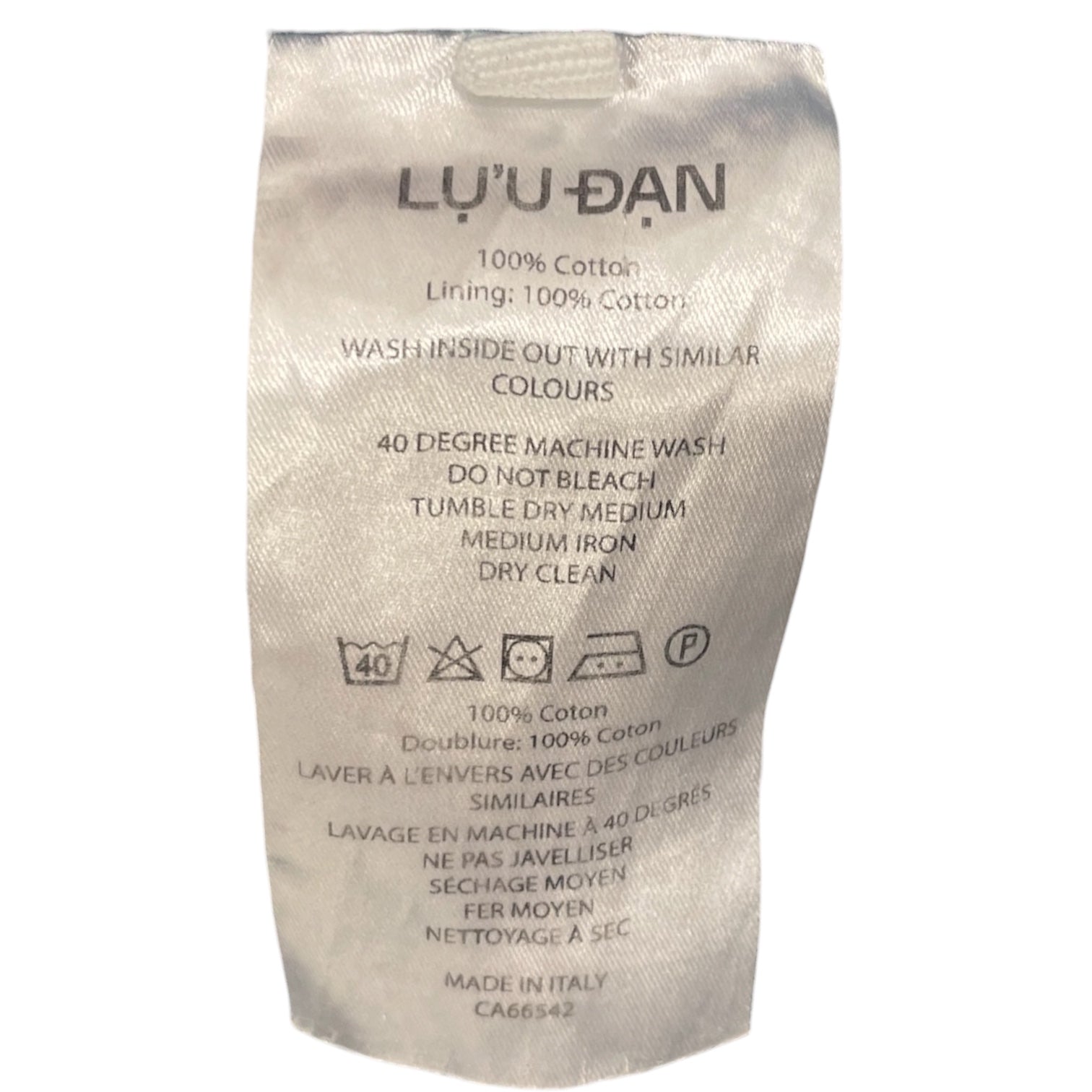 LU'U DAN/Pants/36/Denim/BLU/EXTRA WIDE view 4