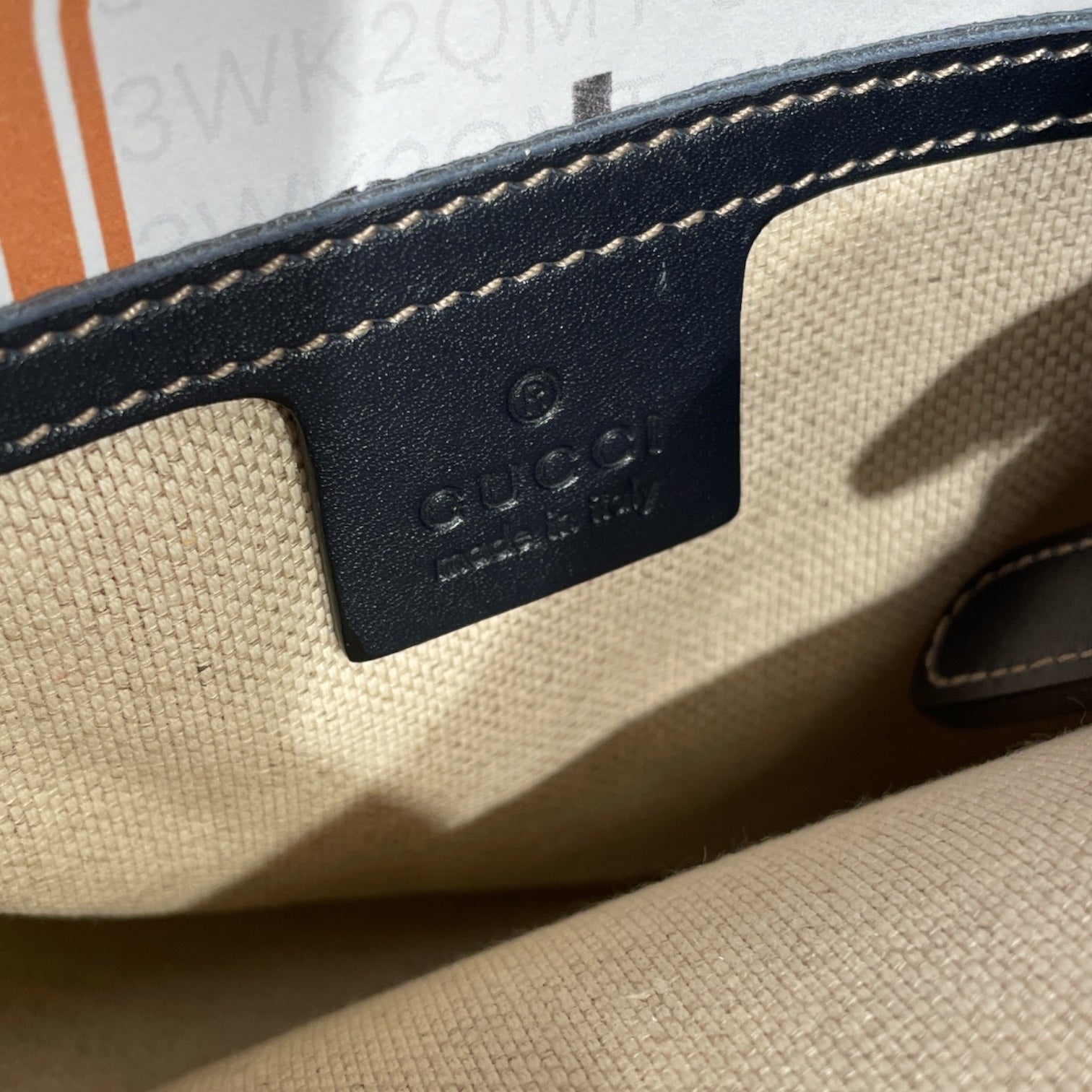 GUCCI/Cross Body Bag/Monogram/Leather/BEG/GUCCI GG SUPREME SMALL BAG view 5