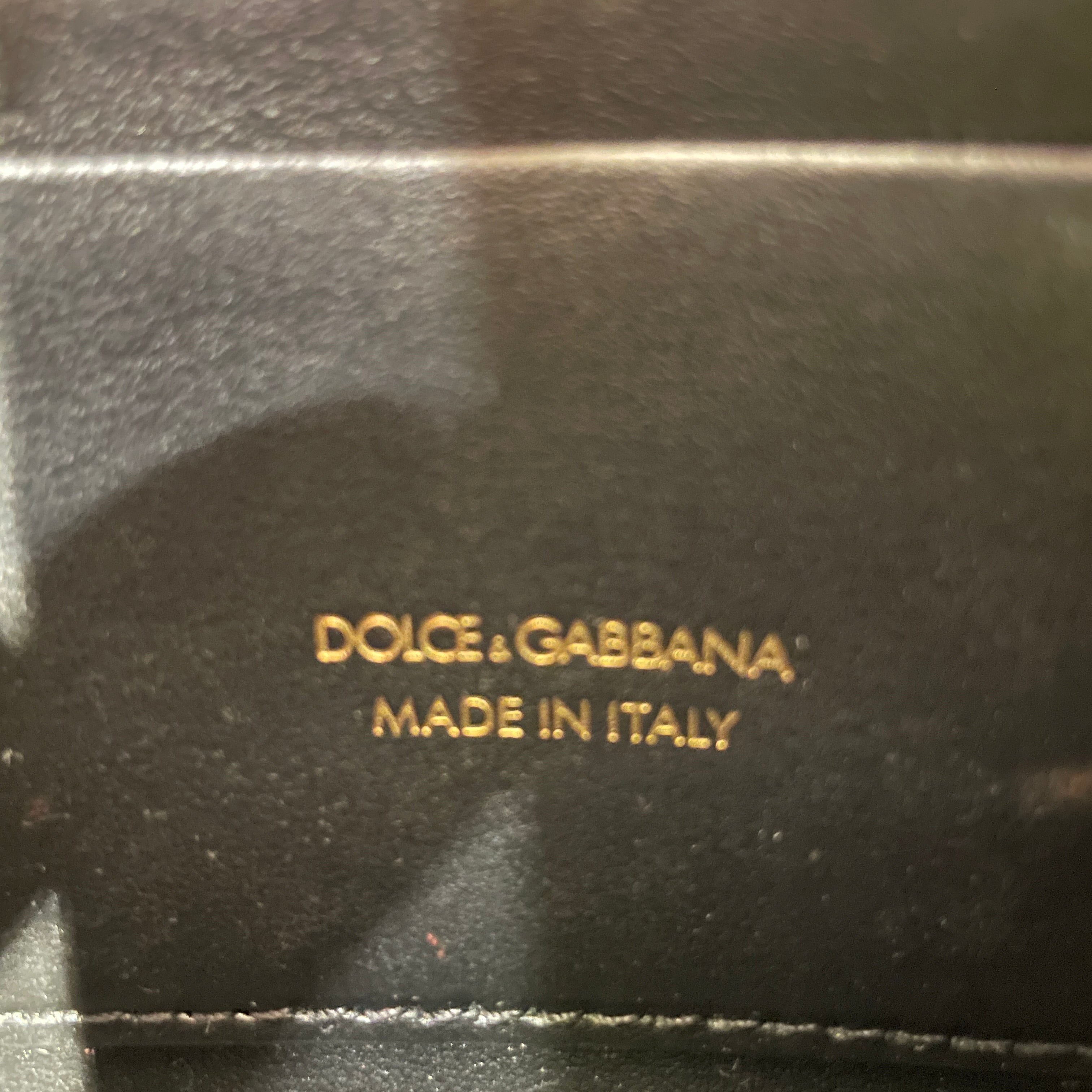 DOLCE&GABBANA/Cross Body Bag/Leather/BLK/LEATHER CROSS BODY view 5
