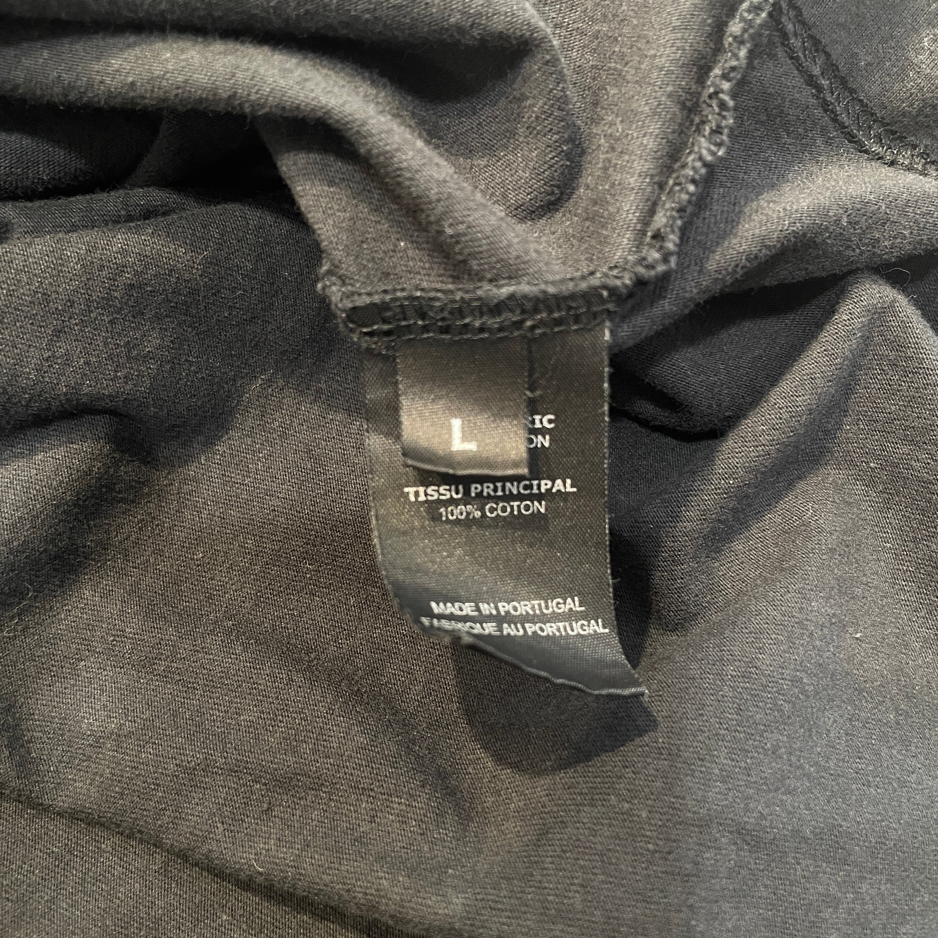 VETEMENTS/Hoodie/L/Cotton/BLK/Tour Shirt view 4