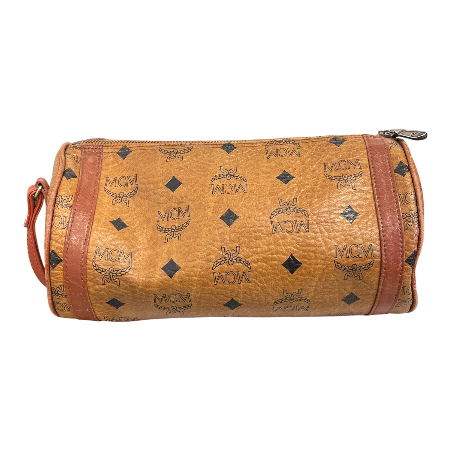 MCM/Cross Body Bag/Monogram/Leather/CML/VISETOS BARREL BAG view 2