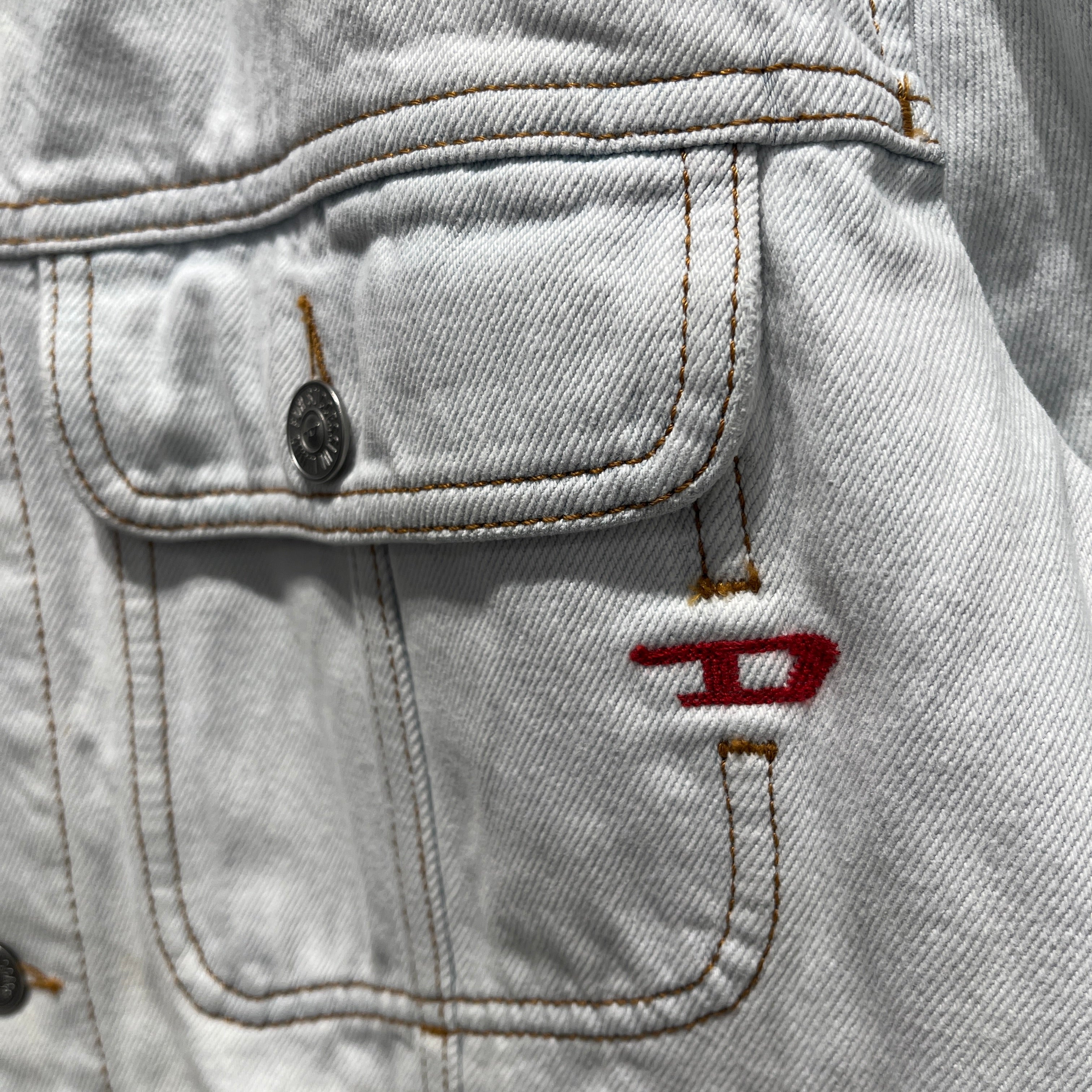 DIESEL/Denim Jkt/M/Denim/WHT/DIESEL BARCY ToFF view 6
