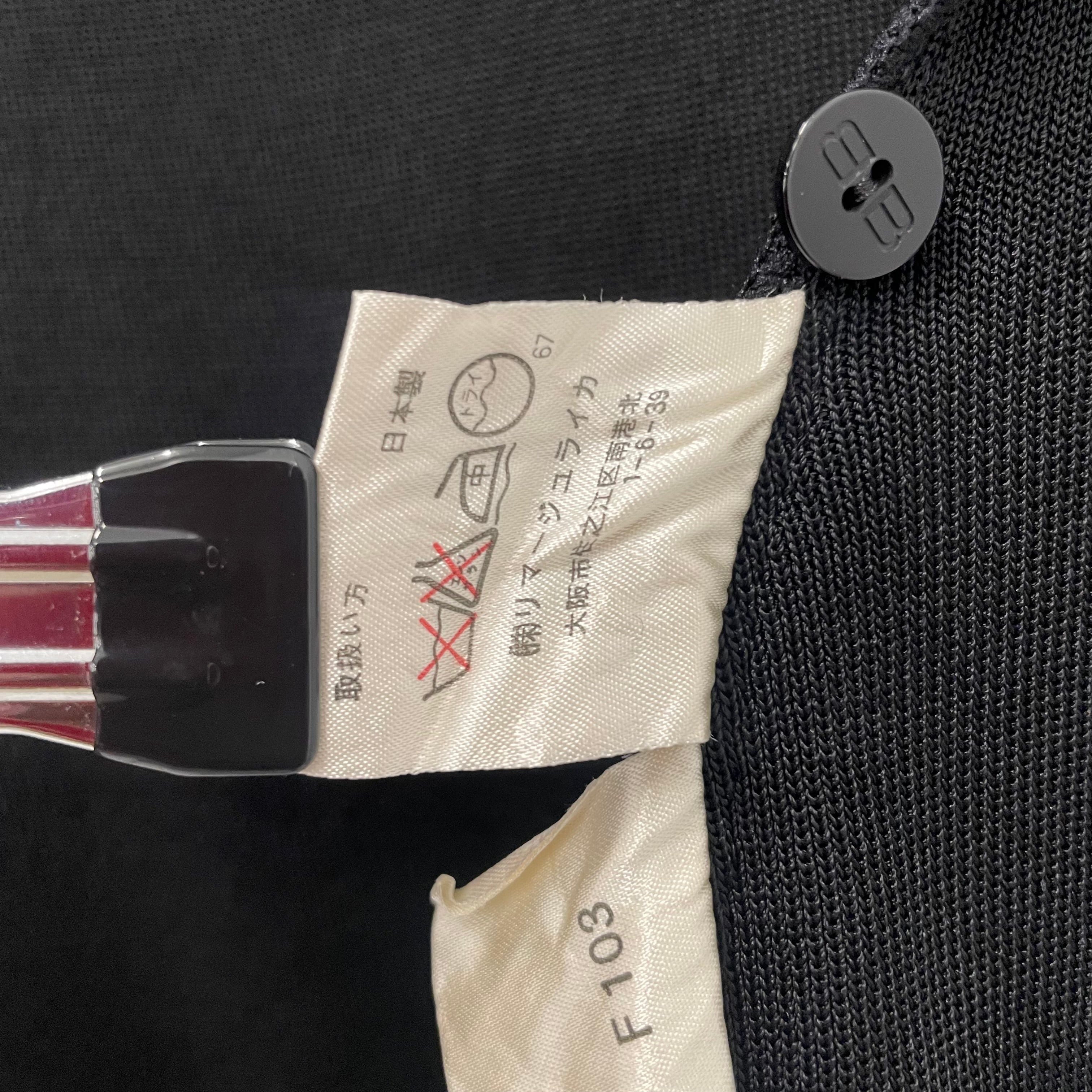 BALENCIAGA/3|4S Blouse/38/Rayon/BLK/boatneck / double button view 4