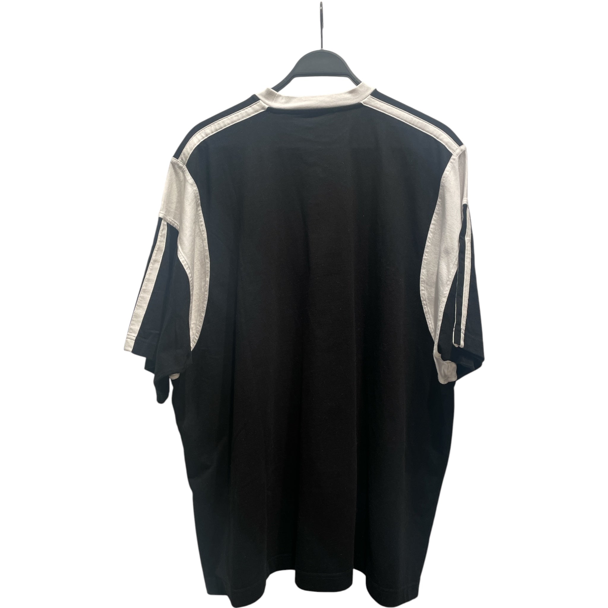 BALENCIAGA/T-Shirt/2/Cotton/BLK/Graphic/sporty b logo oversized view 2