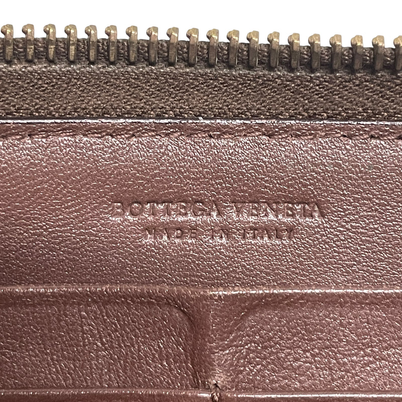 BOTTEGA VENETA/Long Wallet/Leather/BRW/
